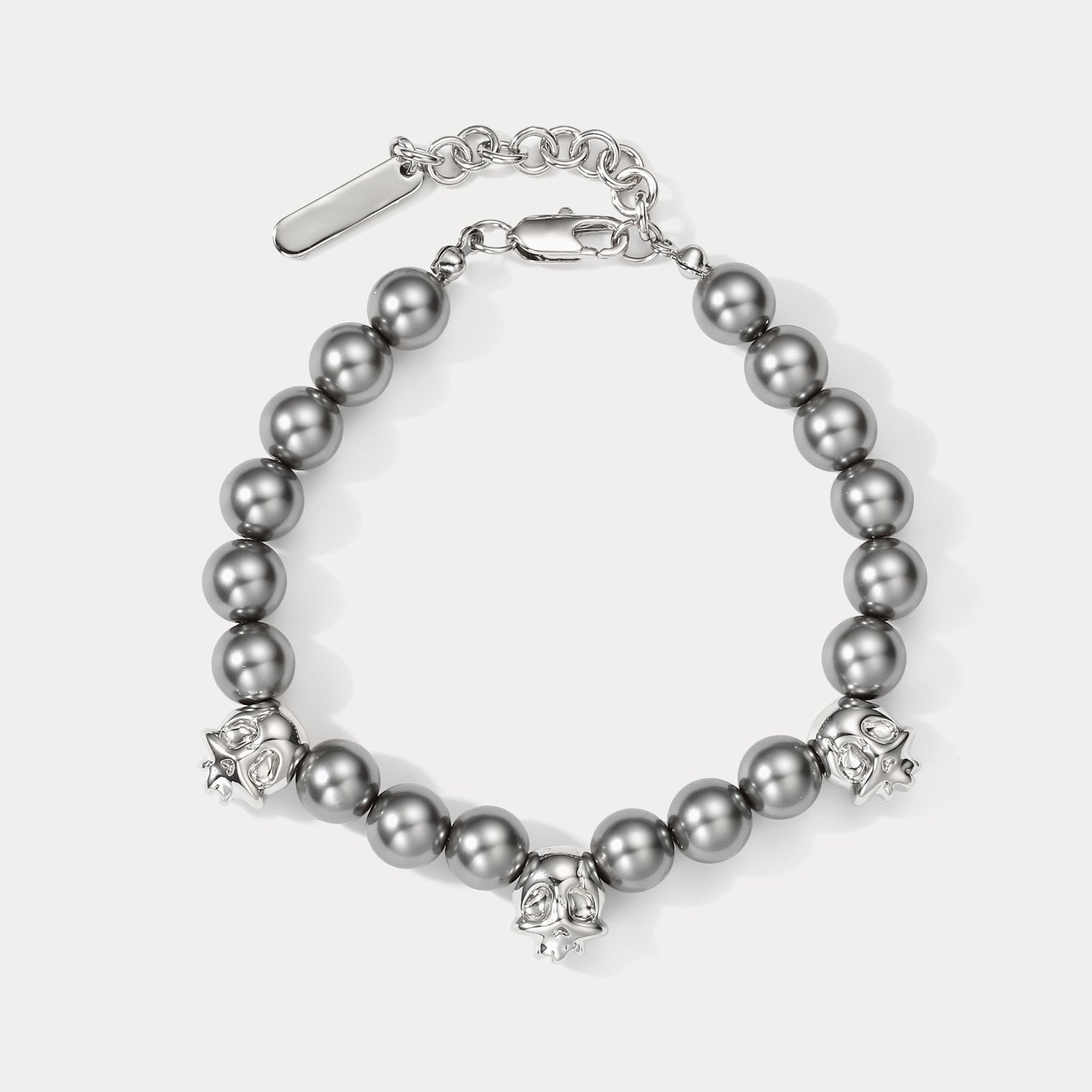 Selenichast Skull Beads Bracelet