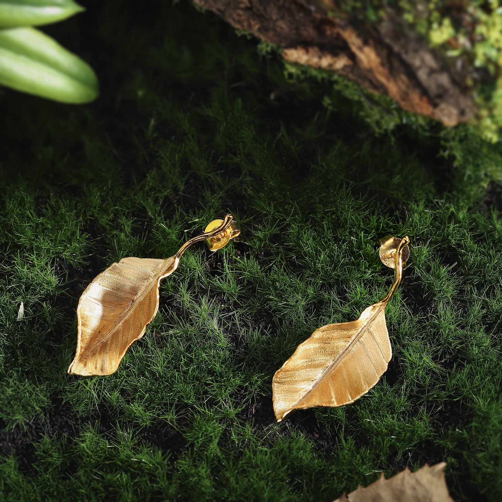 Autumn Leaves Natural Earrings