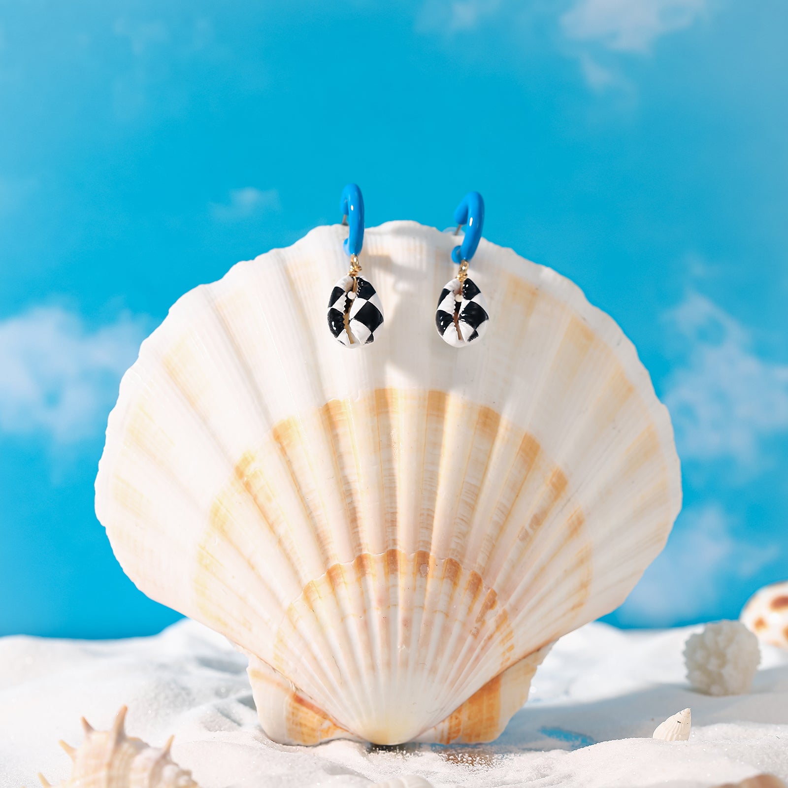 Orecchini Donna A Conchiglia In Argento Sterling 925, Ipoallergenici, Piccoli Cerchi Pendenti Con Tema Spiaggia E Mare, Gioielli Marittimi Con Confezione Regalo