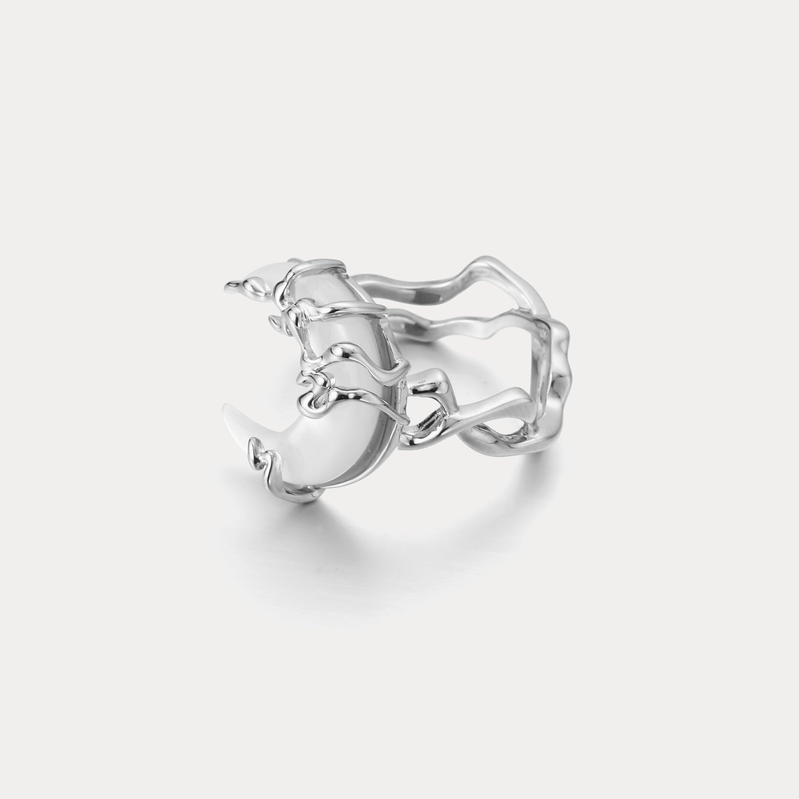 Frost Moon Wedding Ring