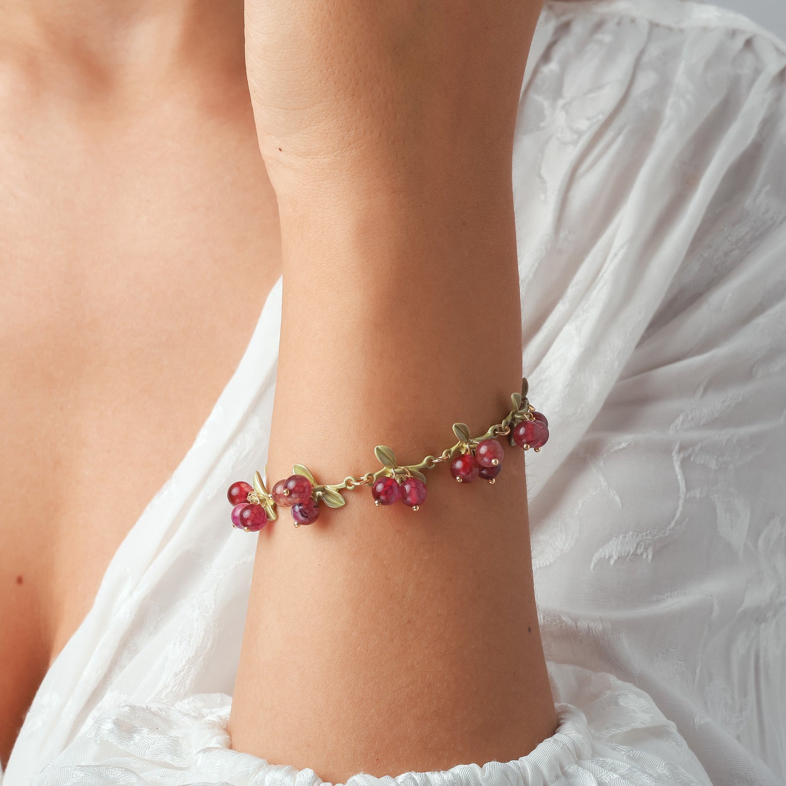 Cranberry Fruit Bracelet
