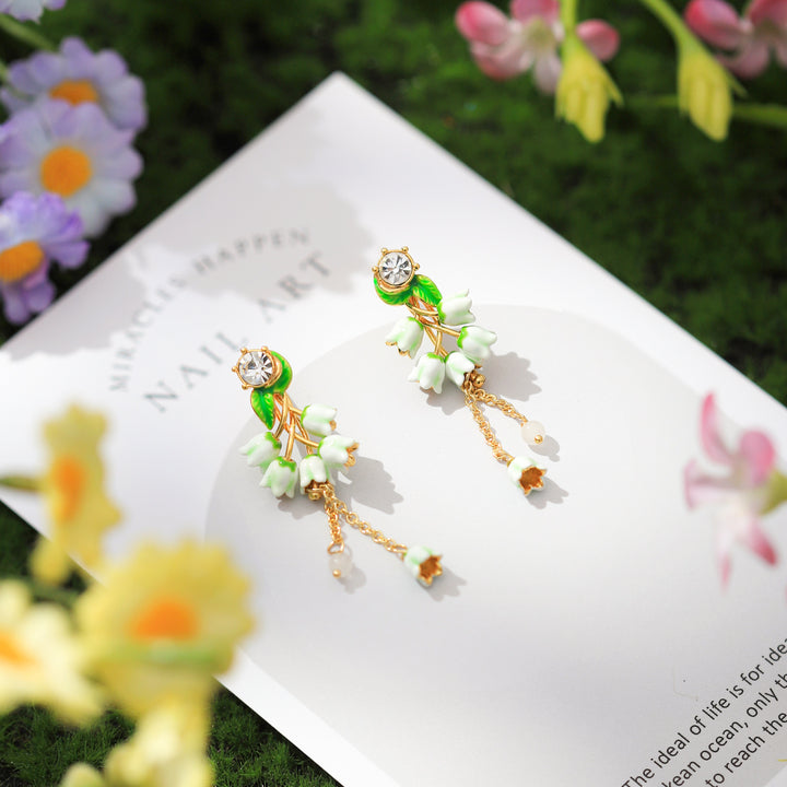 Lily of the Valley Stud Earrings