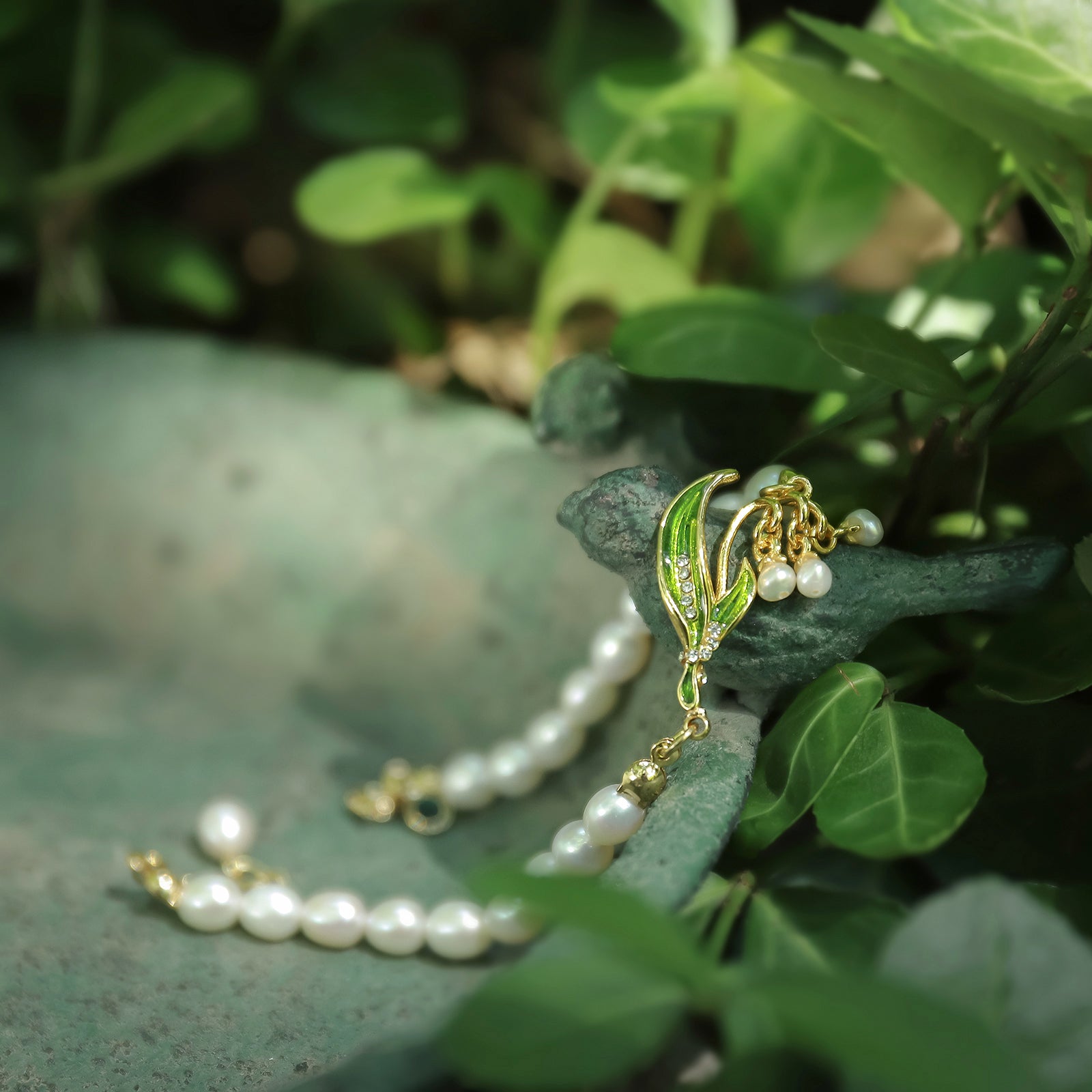 Lily Of The Valley Pearl Bracelet for Women