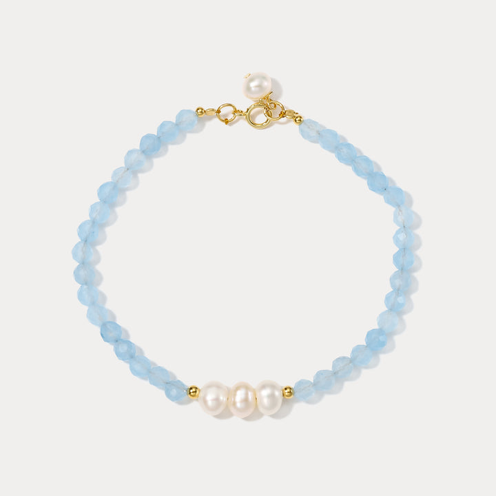 Selenichast Blue Pearl Bracelet