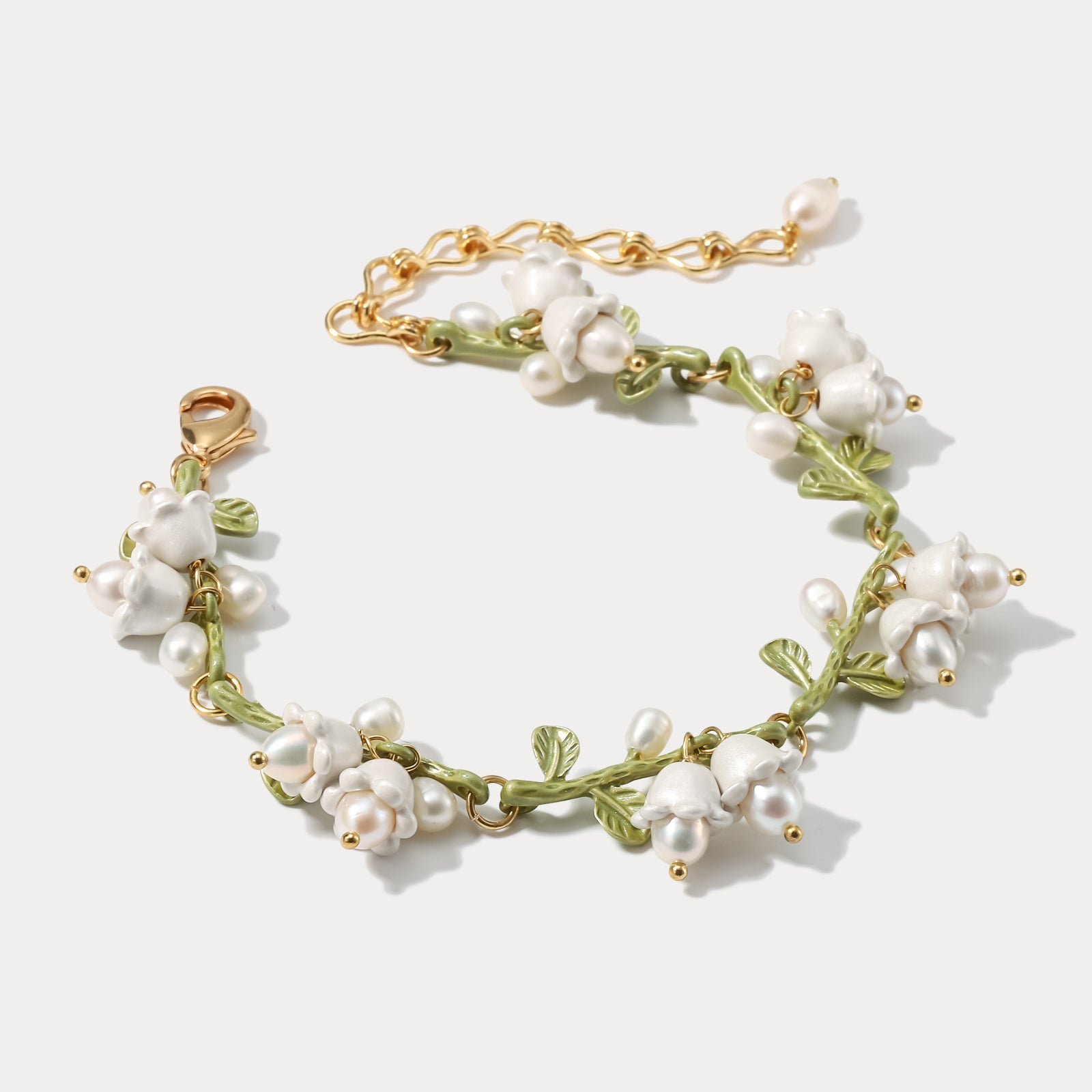 Lily Of The Valley Pearl Bracelet