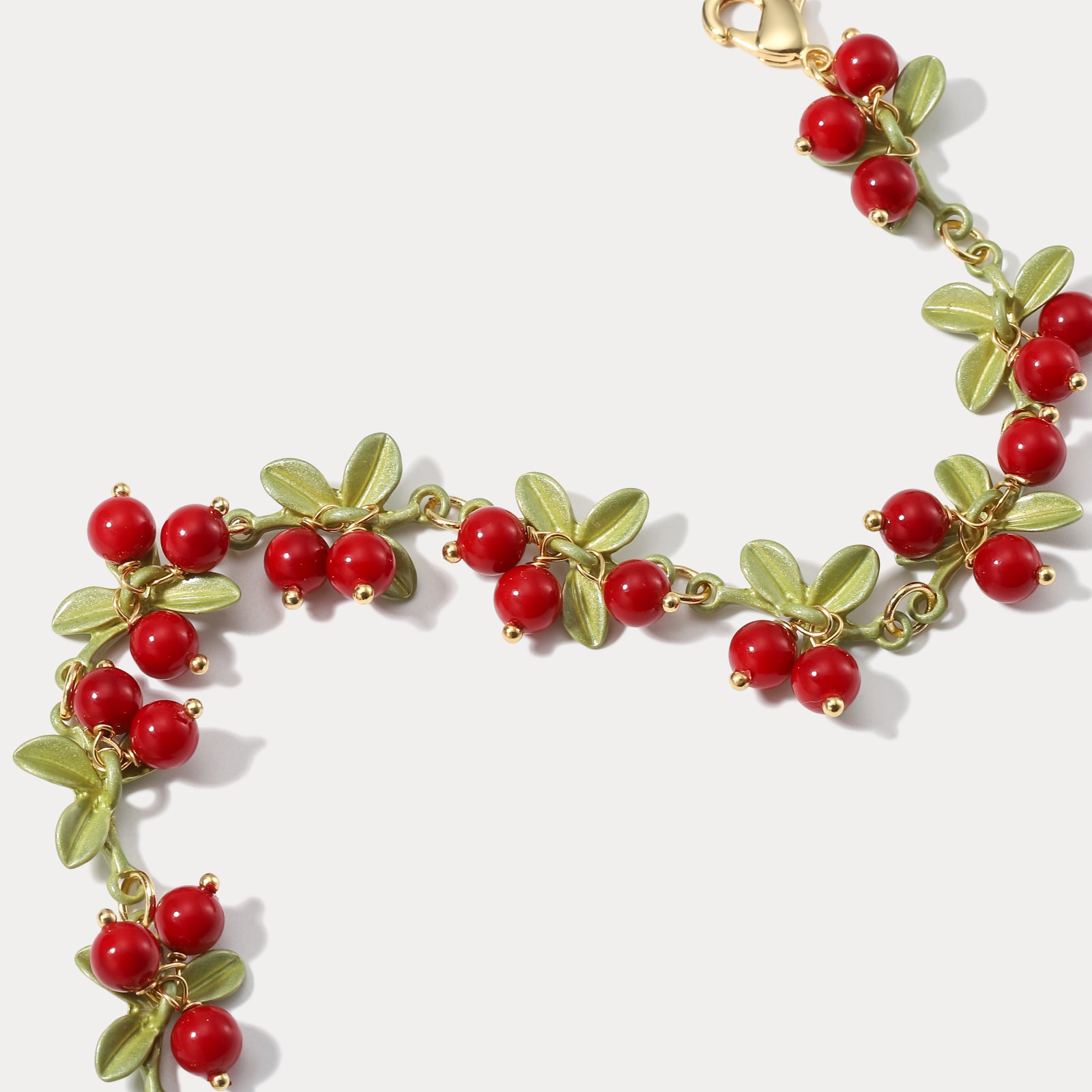 Cranberry 18k Gold Bracelet