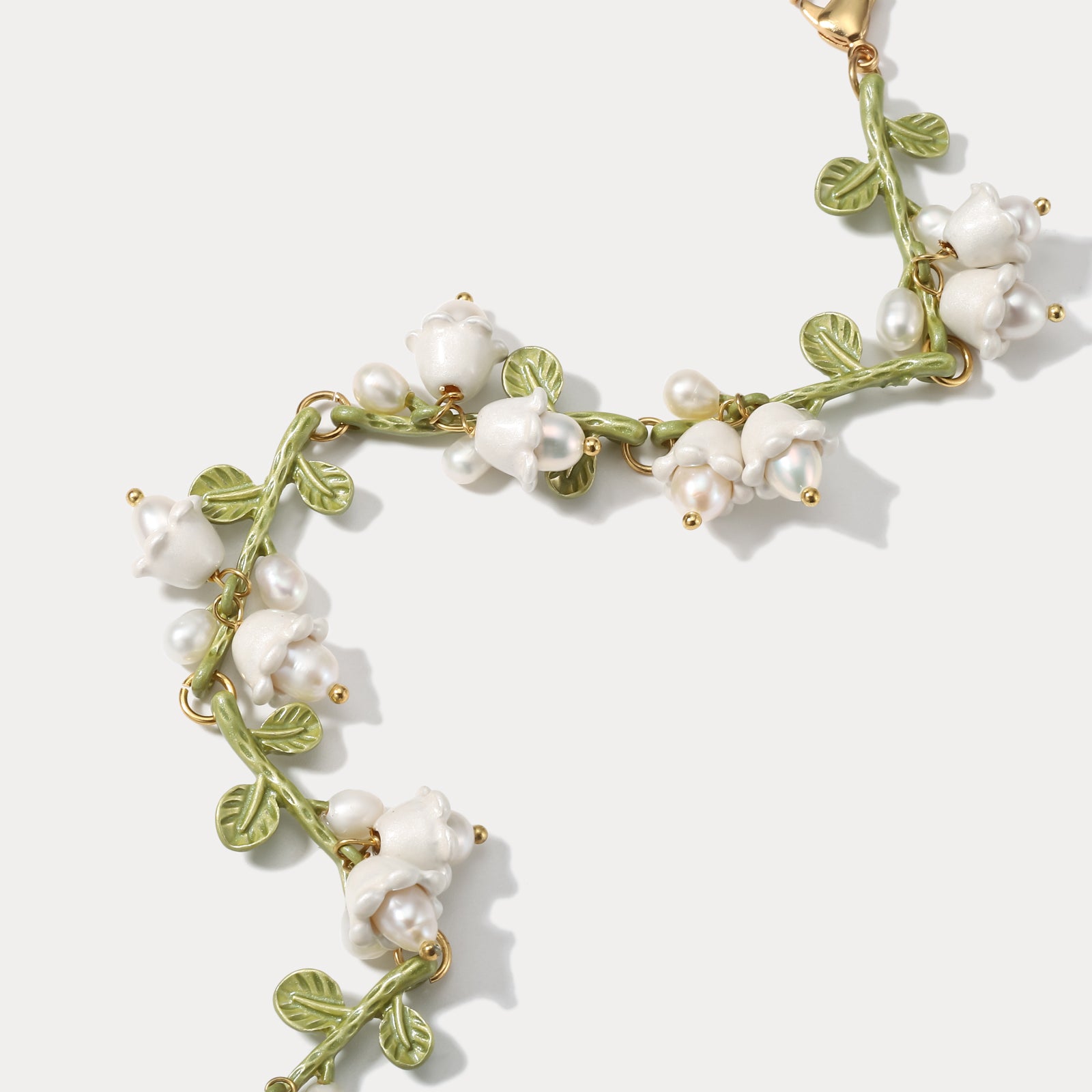 Lily Of The Valley Pearl Bracelet Jewelry