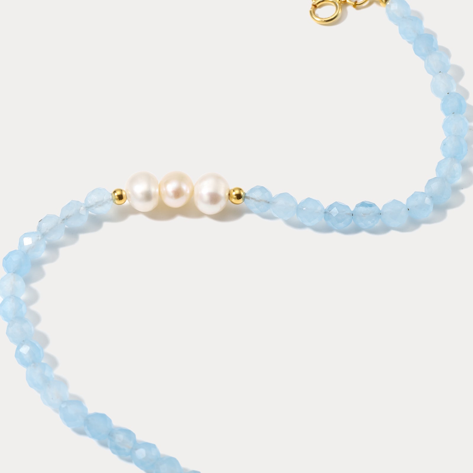 Light Blue Pearl Bracelet Jewelry