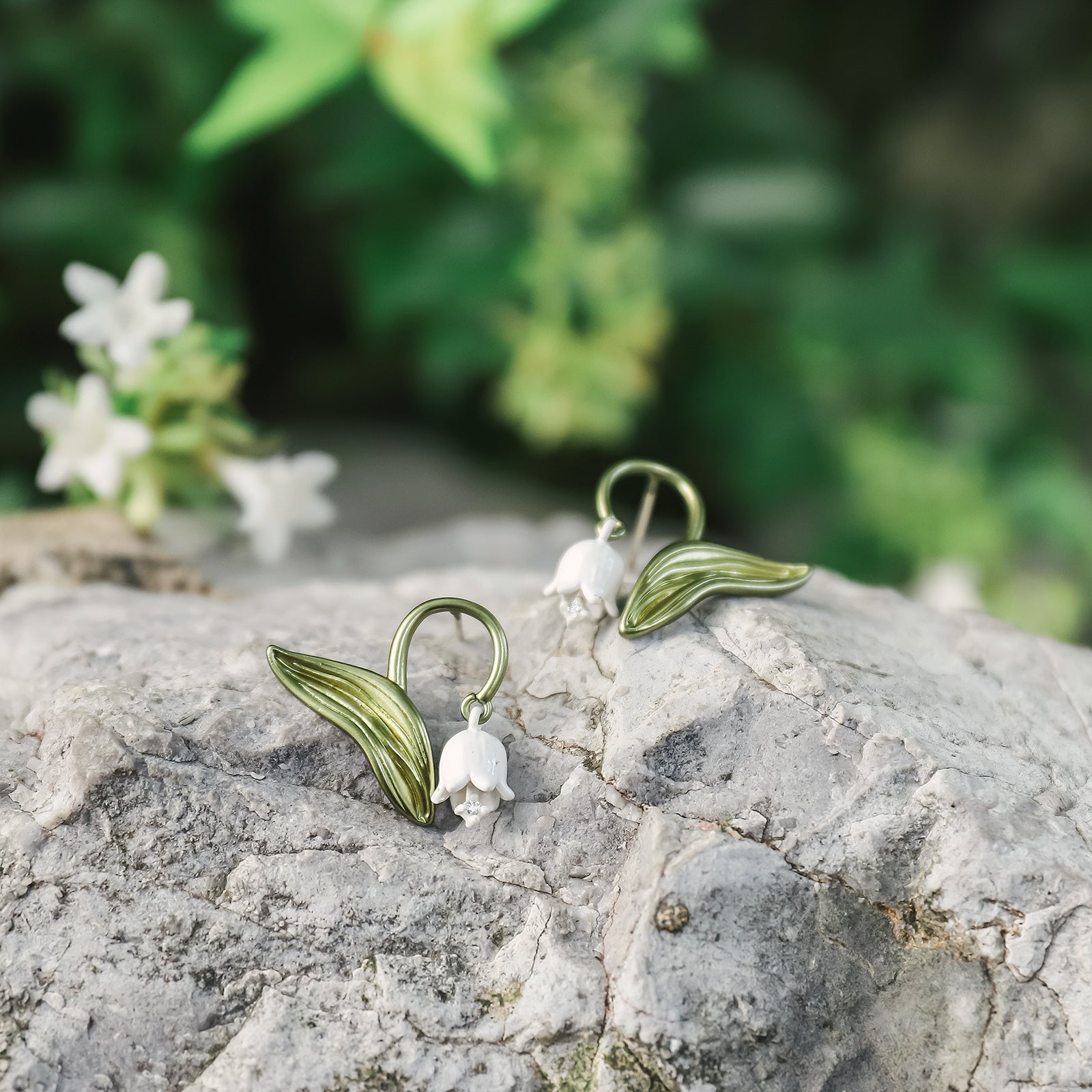 Lily Of The Valley Stylish Stud Earrings