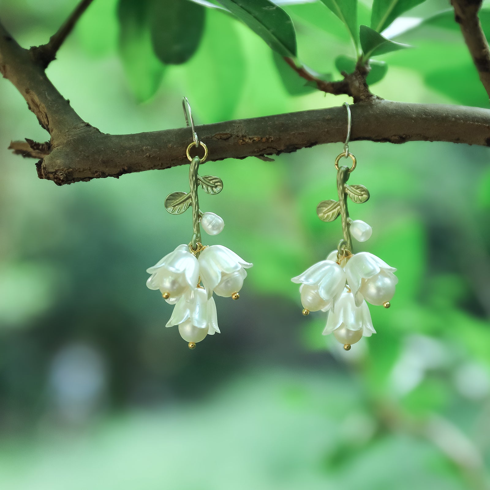 Lily Of The Valley Chic Earrings