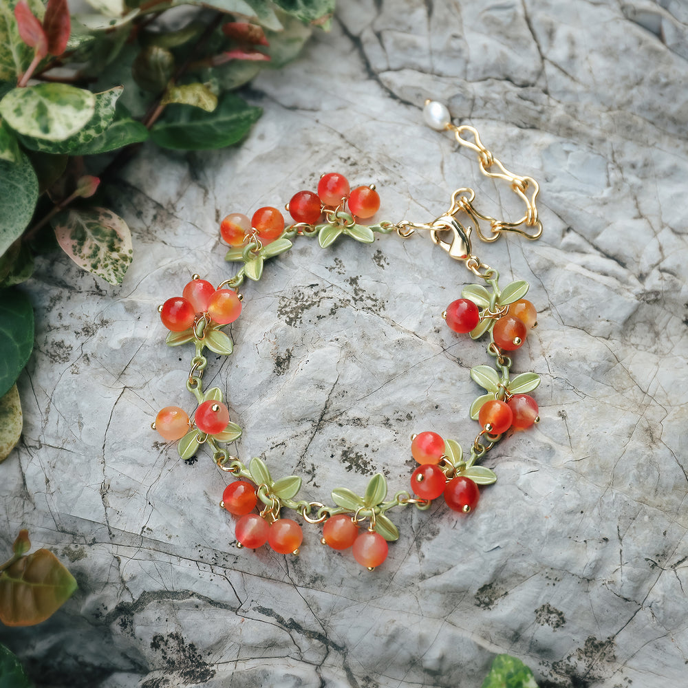 Berry Leaves Bracelet