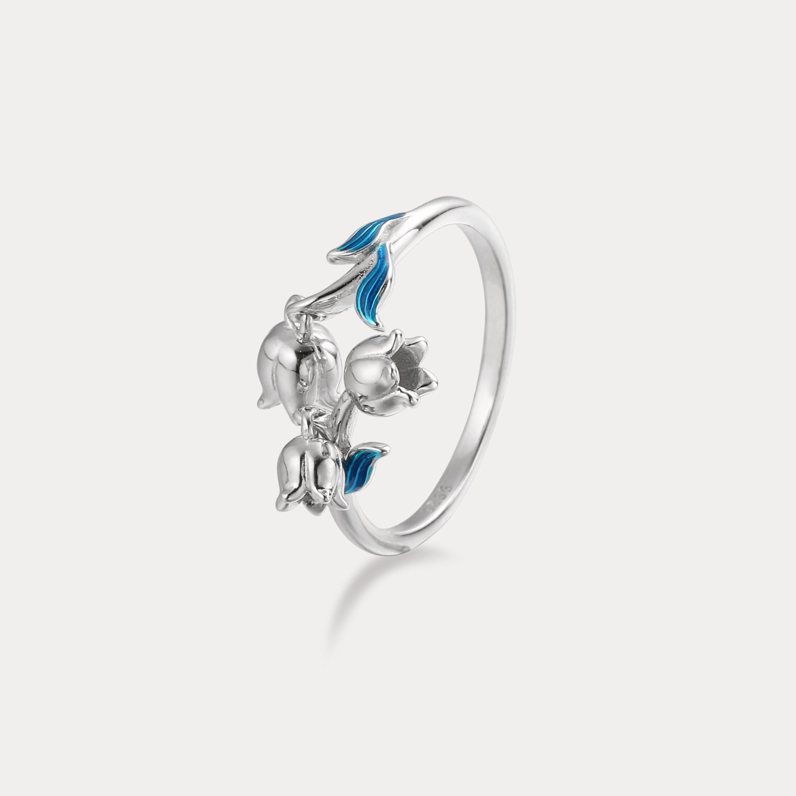 Selenichast Lily Of The Valley Silver Ring
