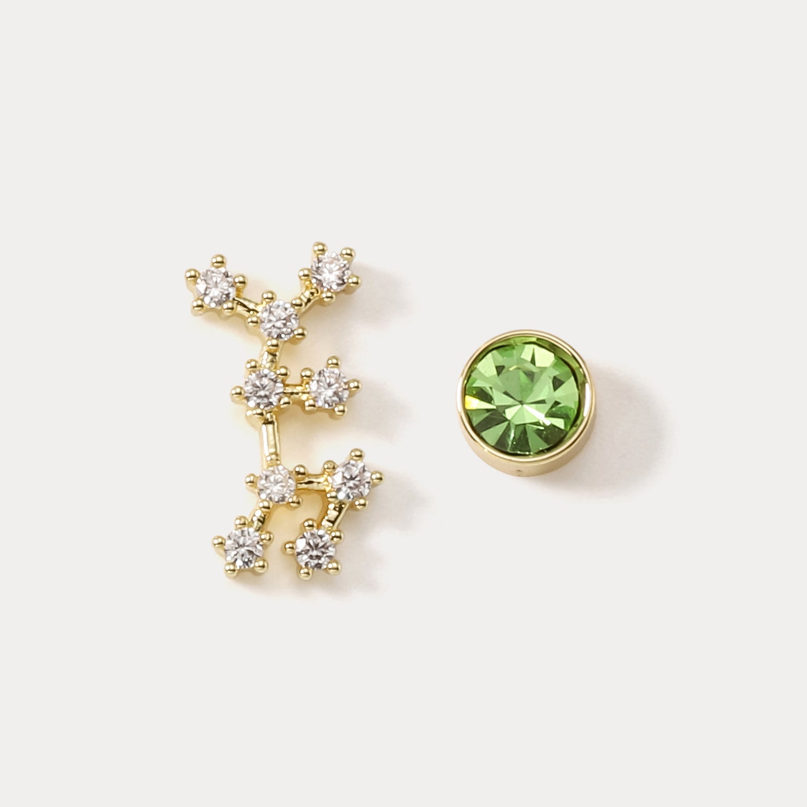 Virgo Constellation Asymmetry Stud Earrings