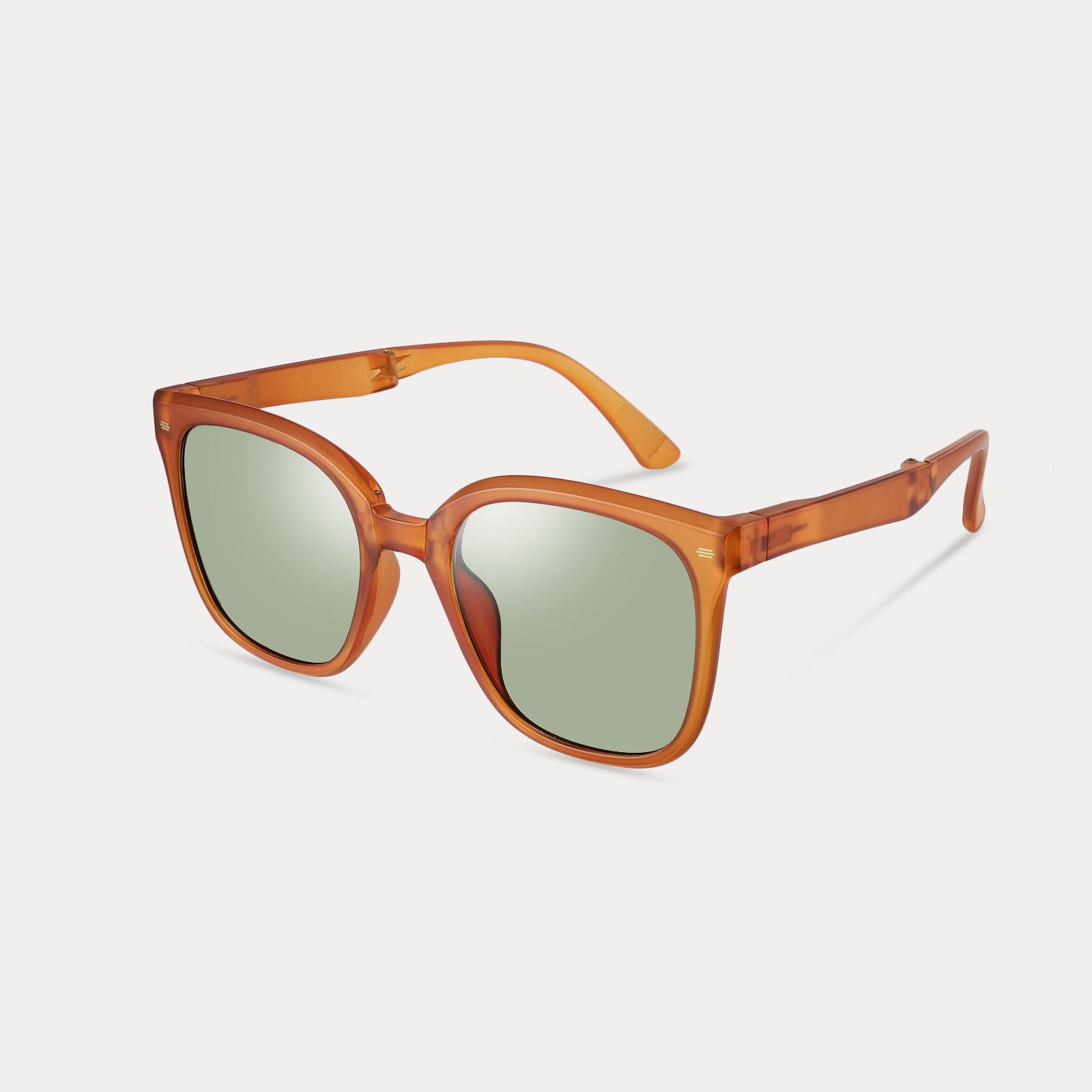 Brown Fashion Folding Sunglasses