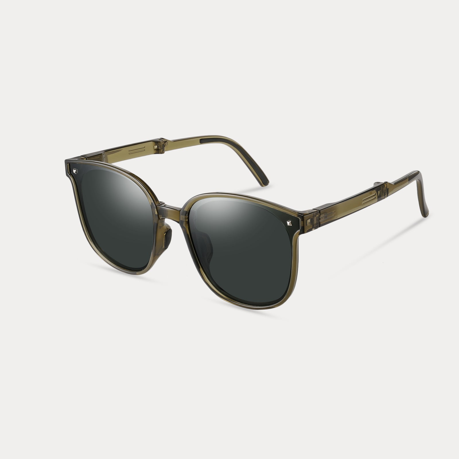 Dark Green Folding UV Protection Sunglasses
