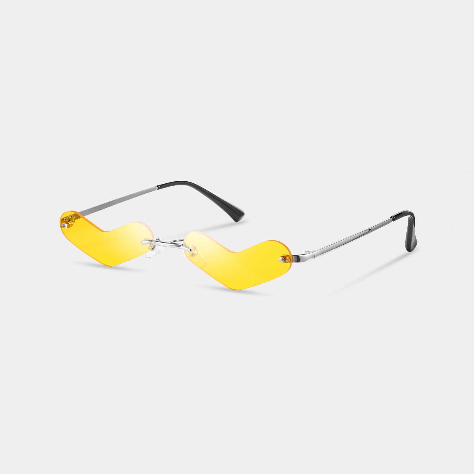 Yellow Heart Fashion Sunglasses