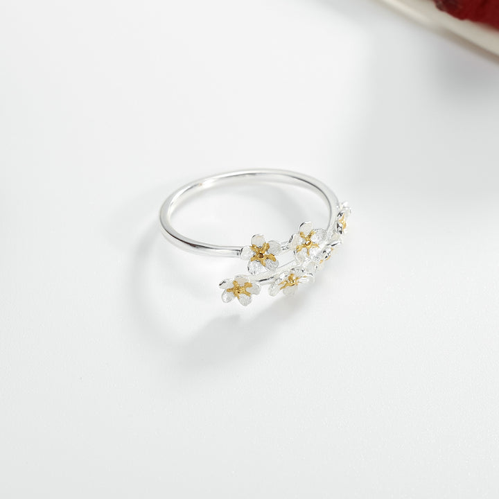 Forget-Me-Not Flowers Ring