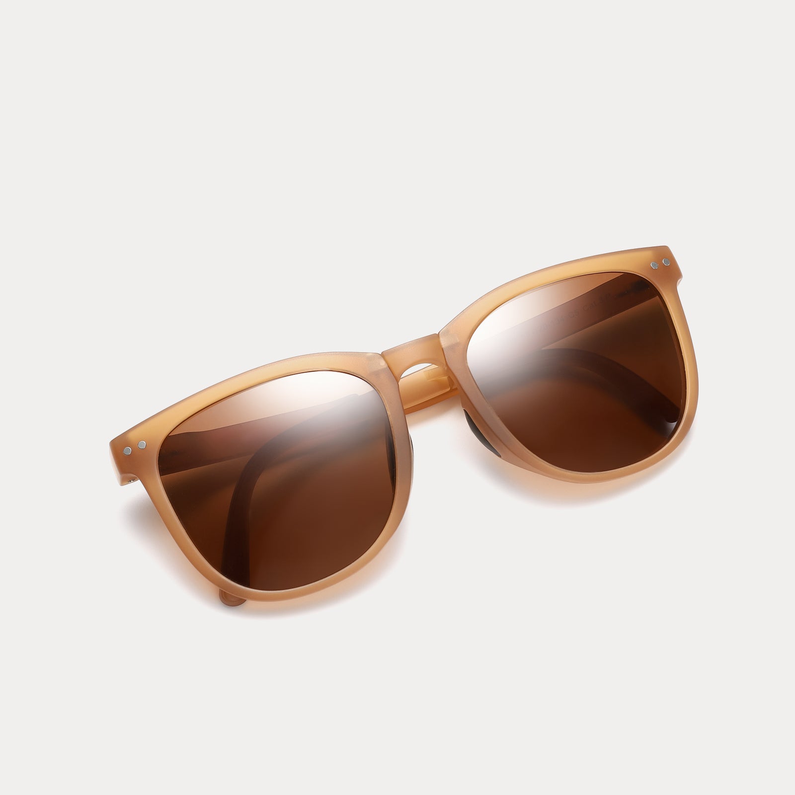 Brown Folding UV Protection Sunglasses