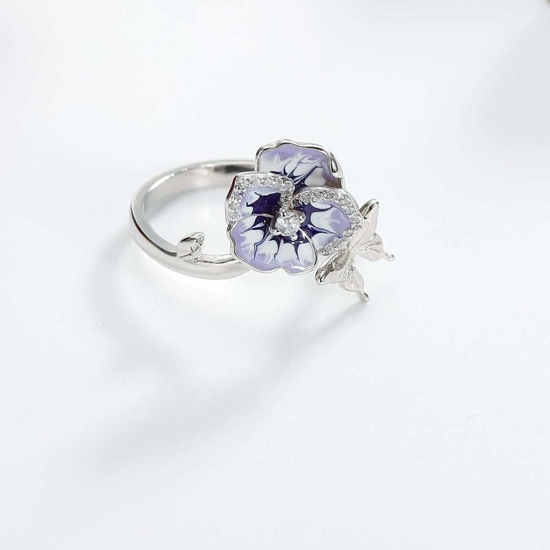 Anello farfalla Pansy