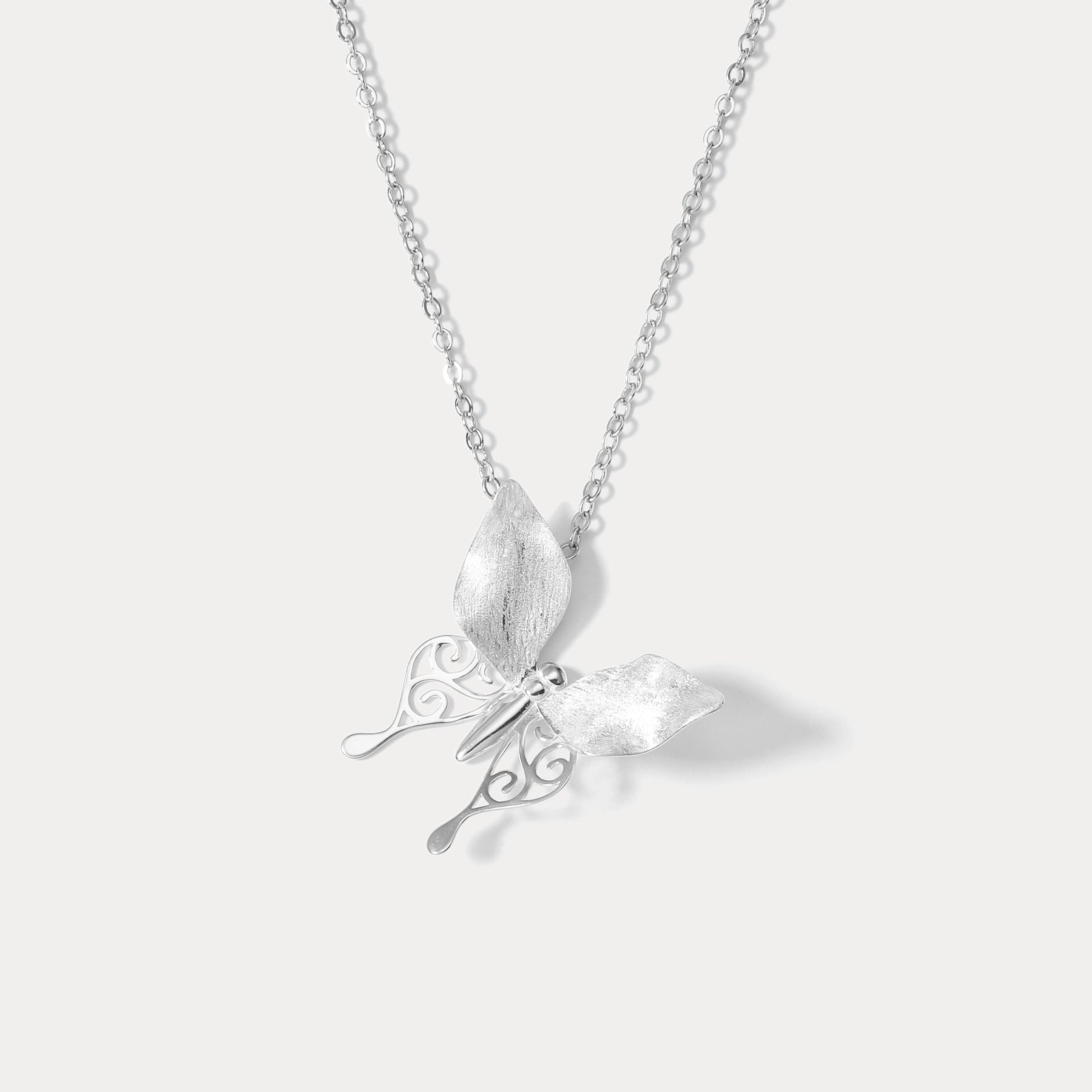 Selenichast Hollow Butterfly Necklace
