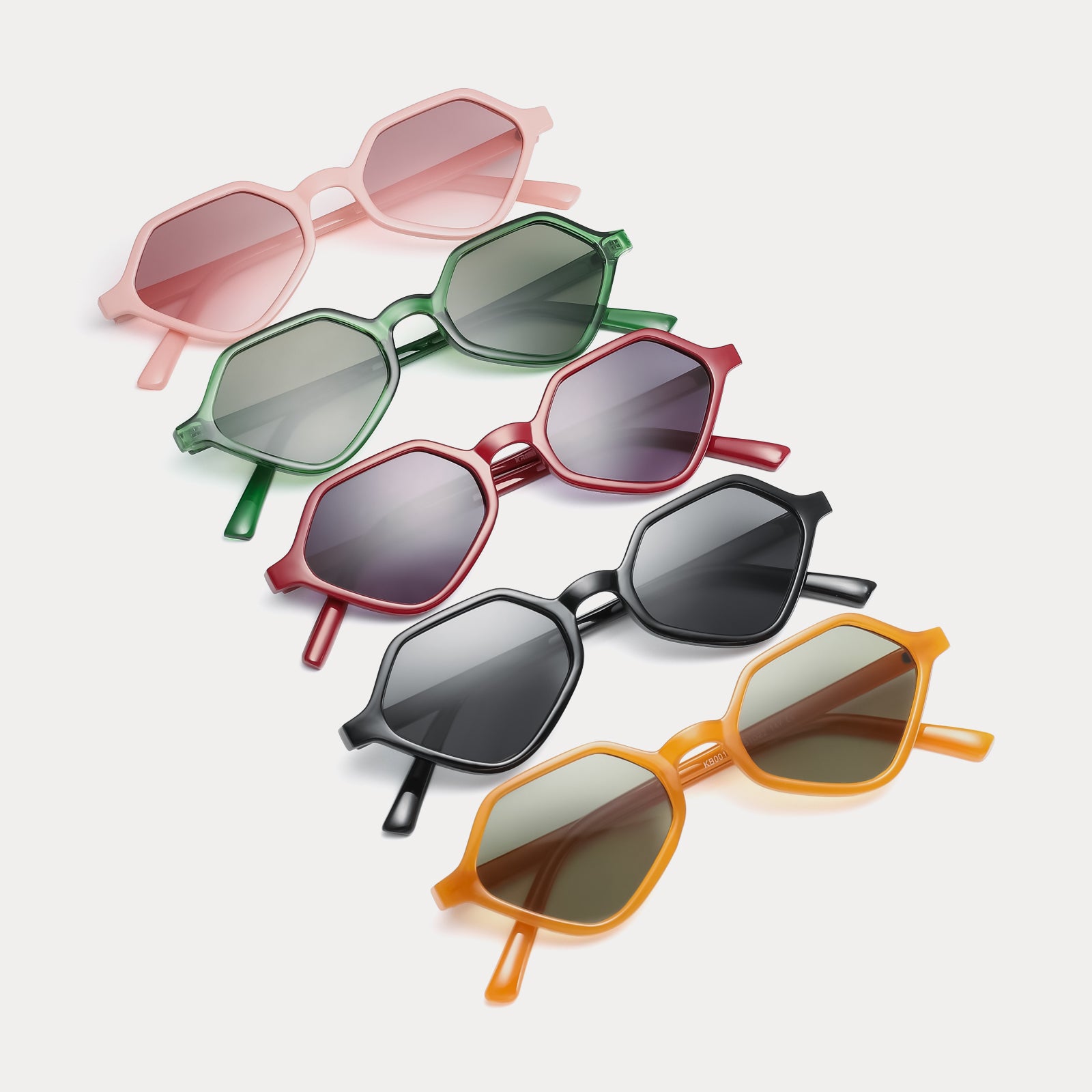 Polygonal Sunglasses Set