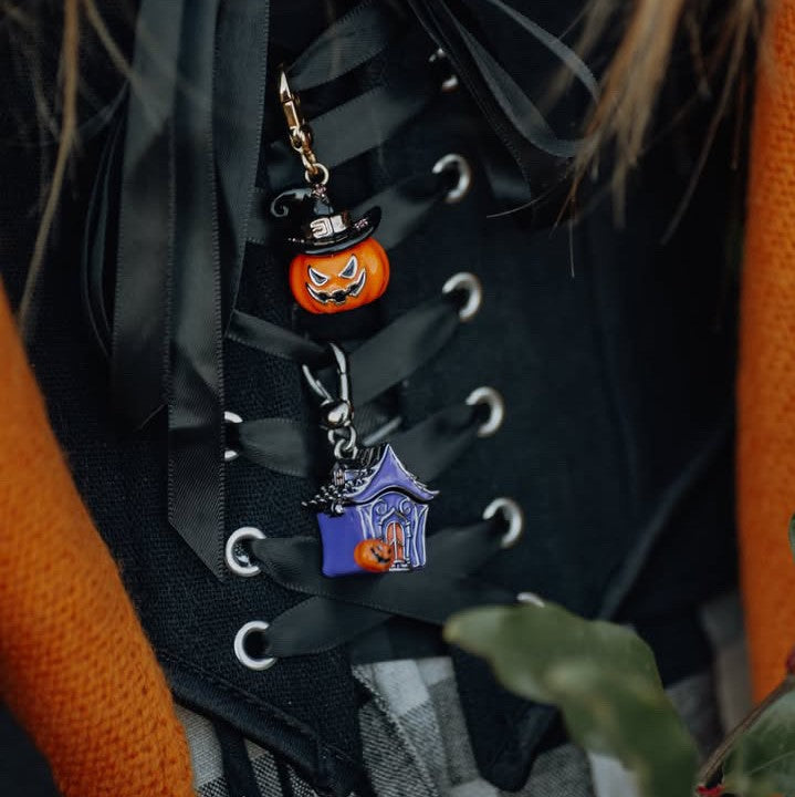 Halloween Black Cat Locket Necklace