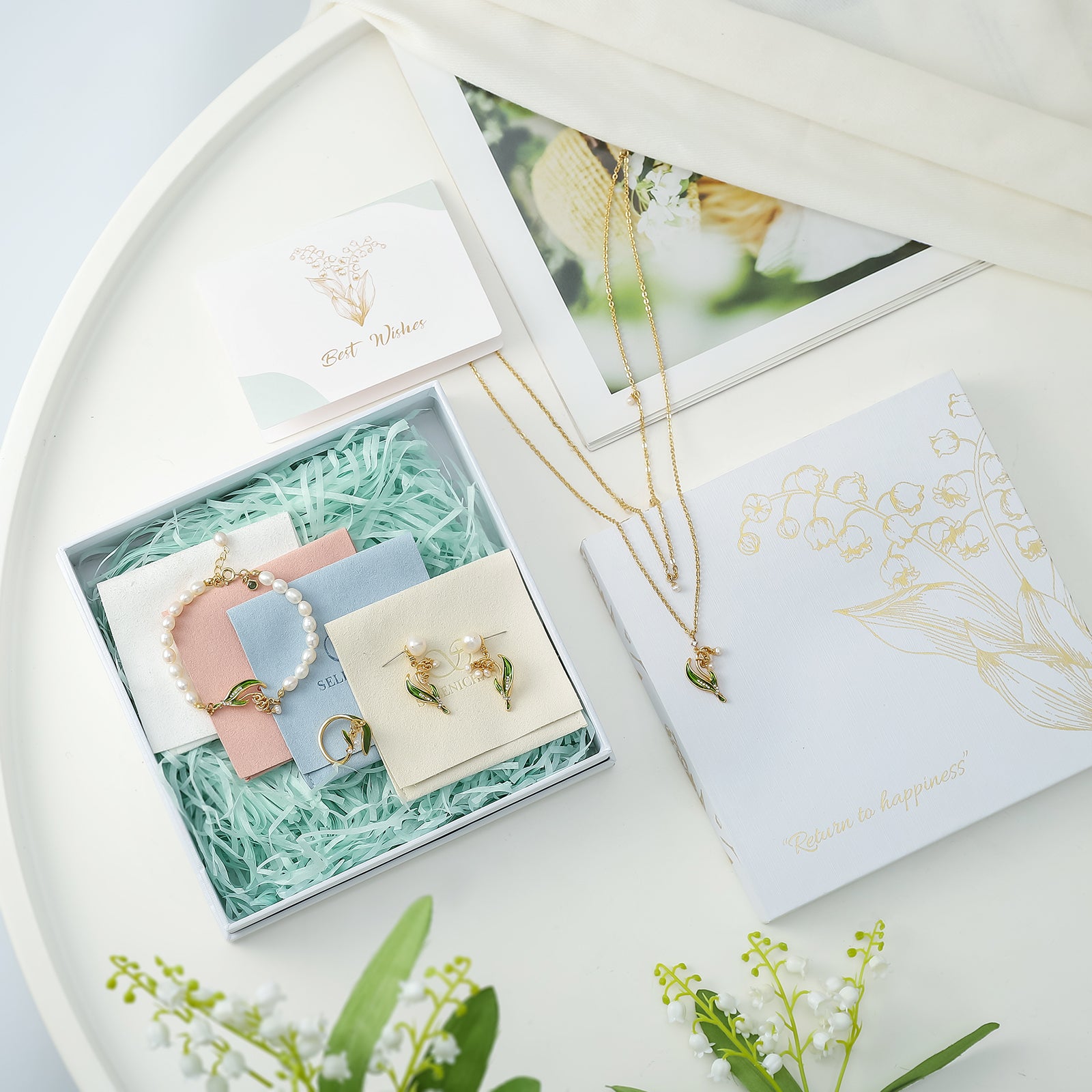 Lily of The Valley Jewelry Gift Box