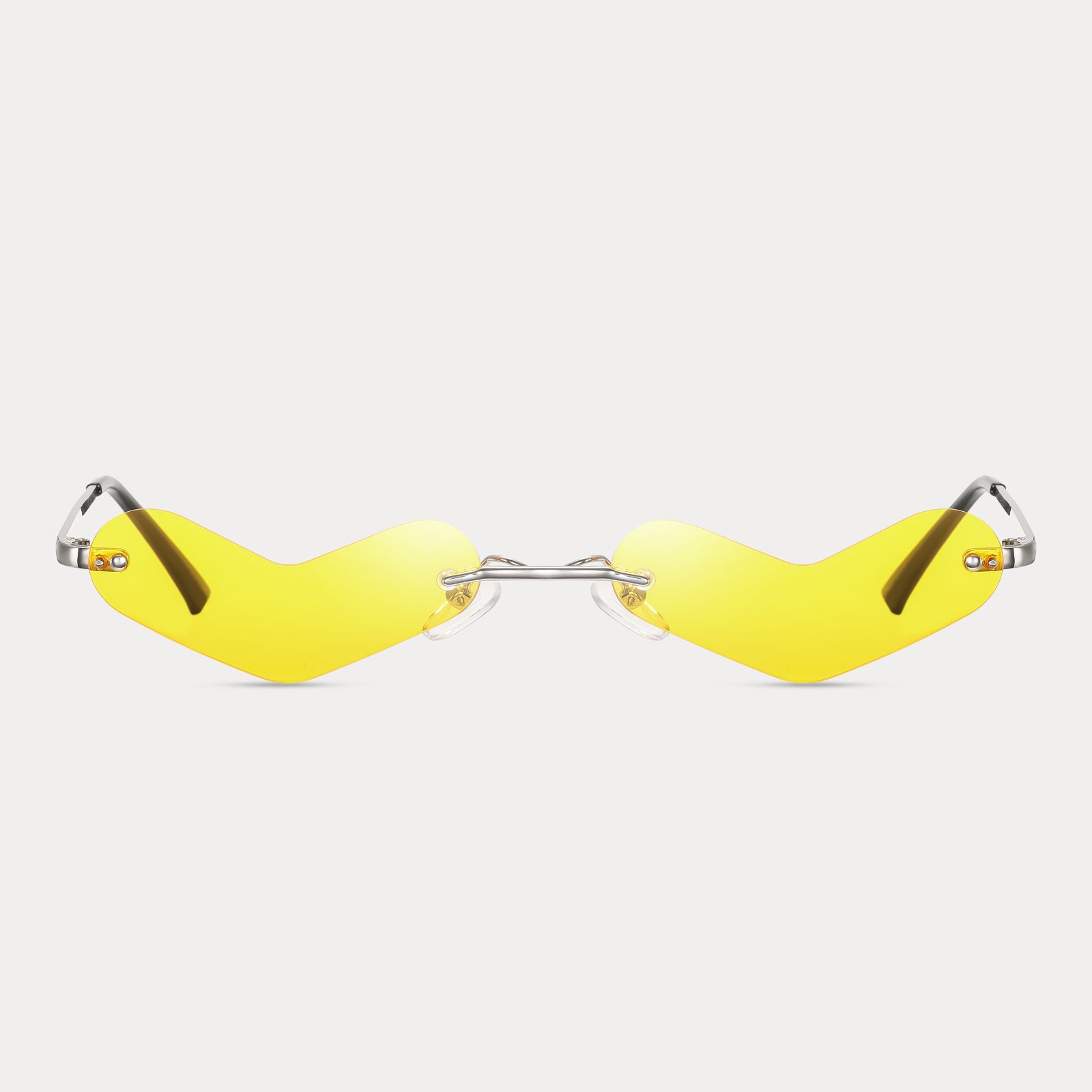 Yellow Heart Sunglasses For Women