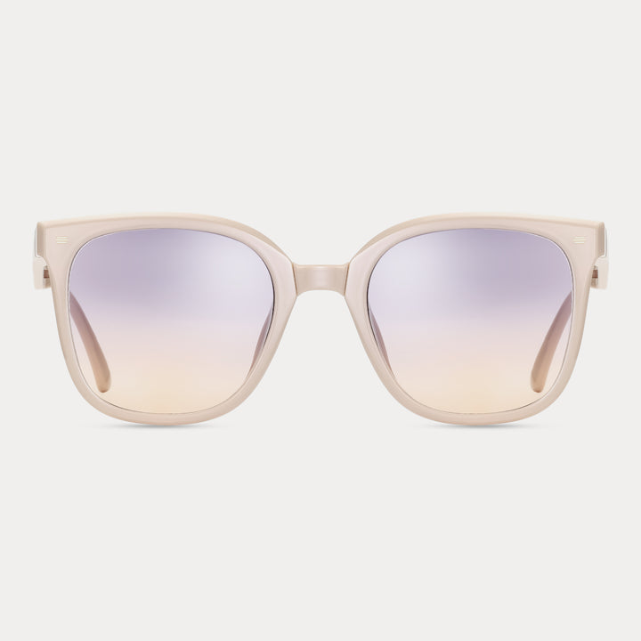 White Folding Wayfarer Sunglasses