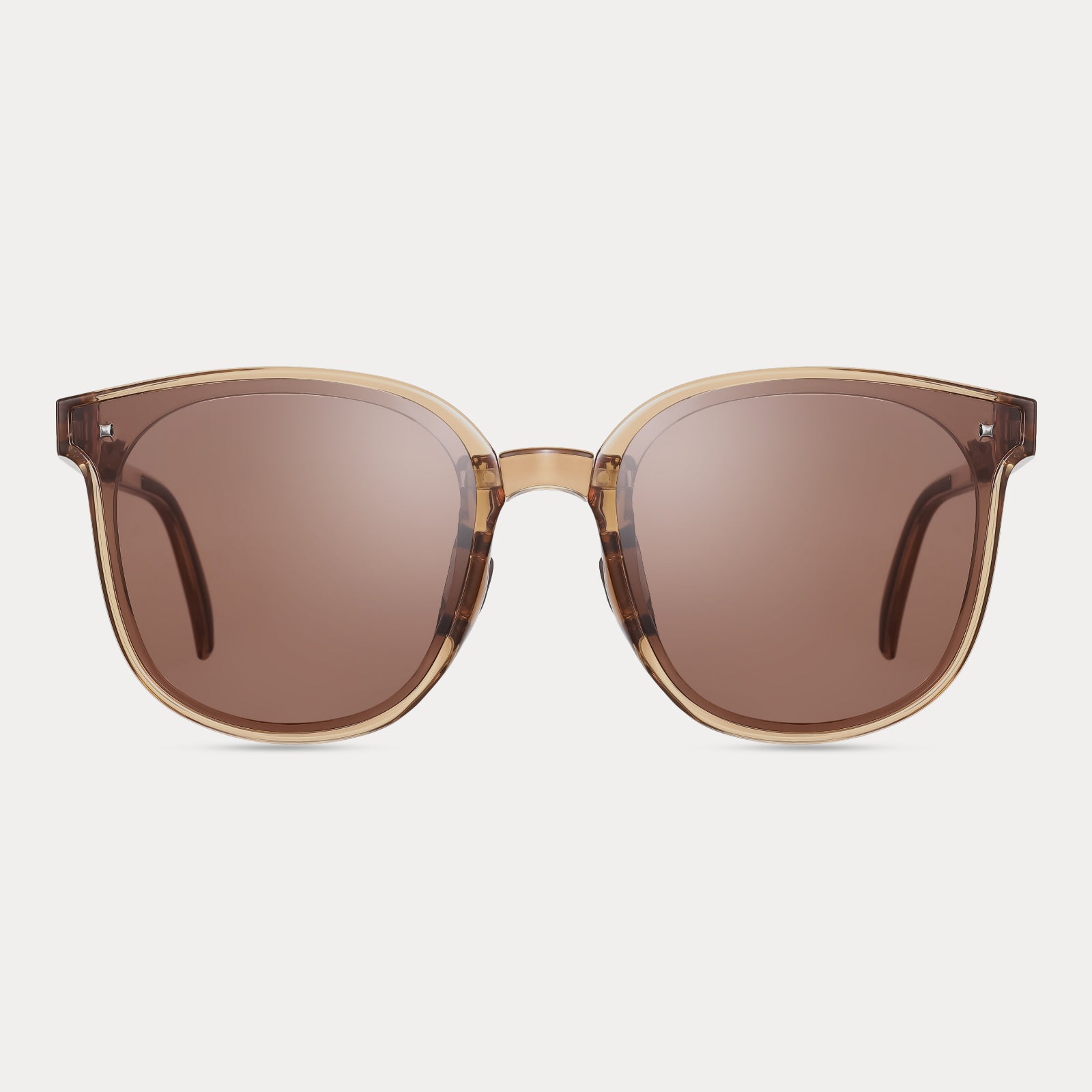 Brown Folding Wayfarer Sunglasses