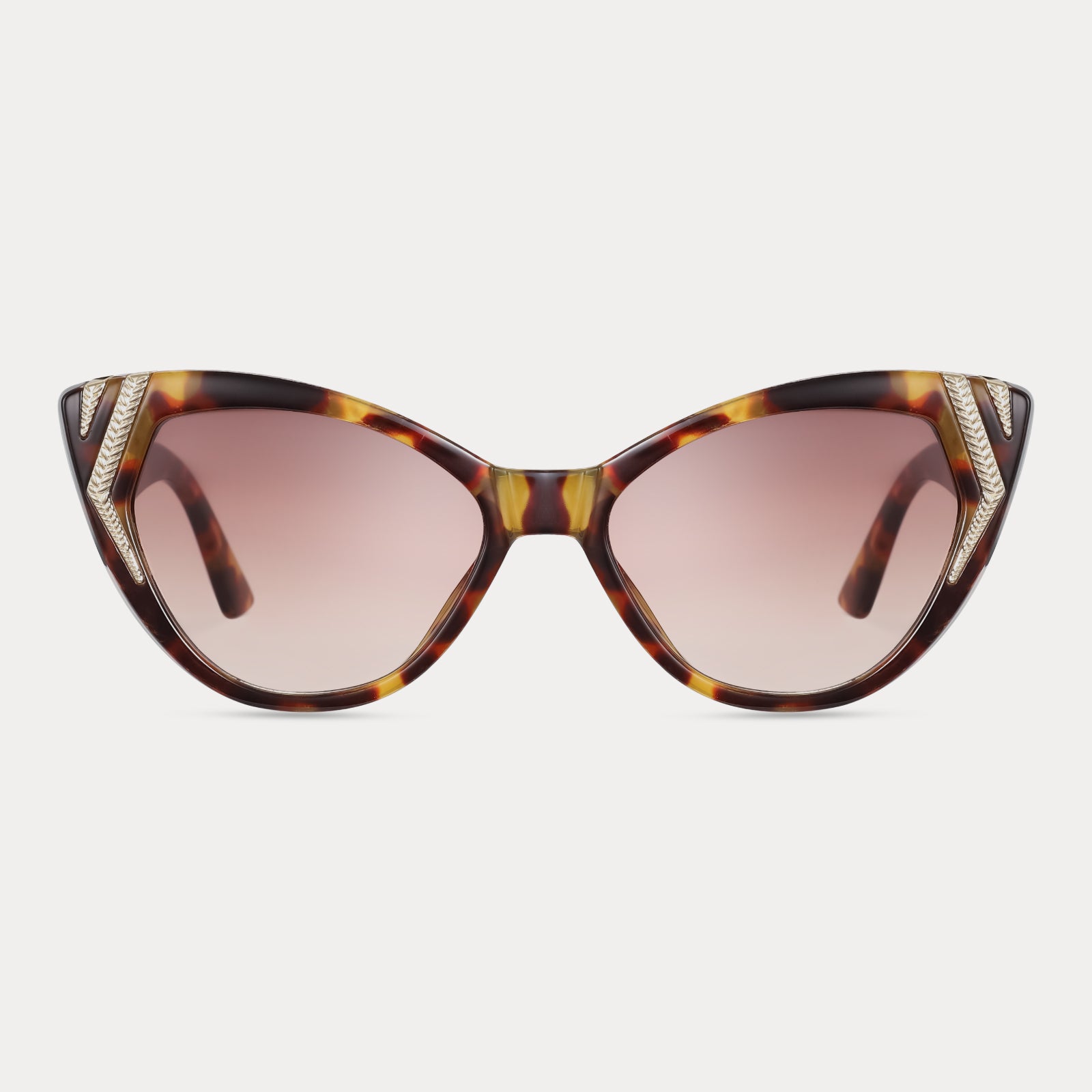 Retro Leopard Print Sunglasses