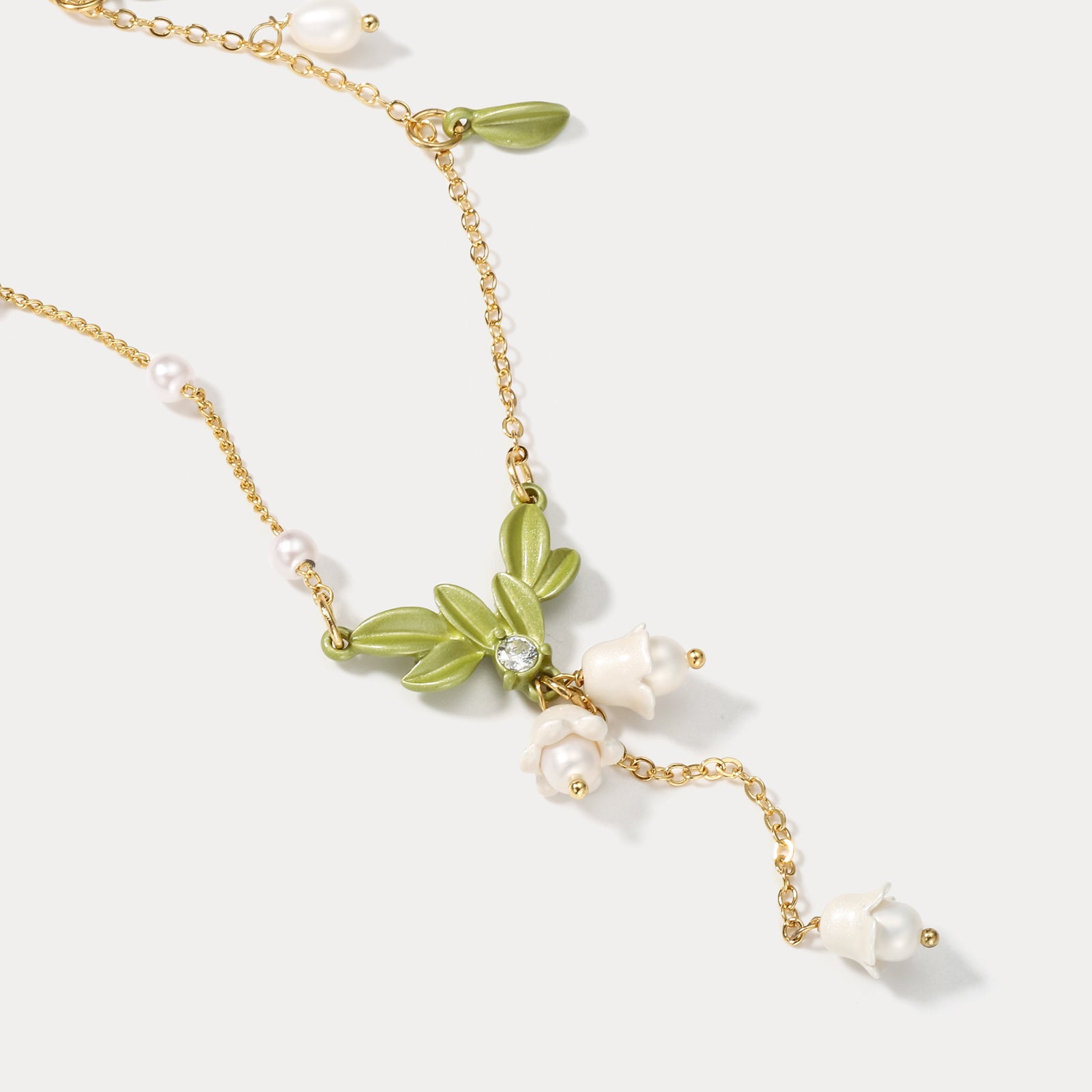Lily Of The Valley 18k Gold Necklace