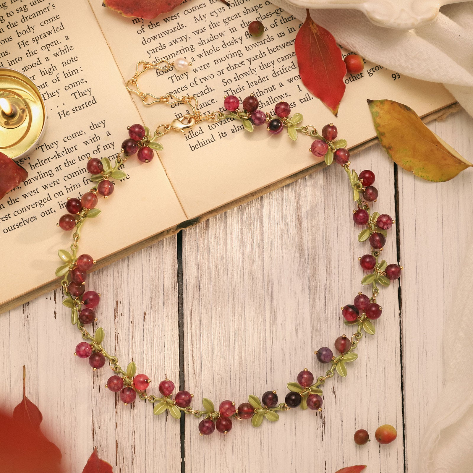 Cranberry Necklace