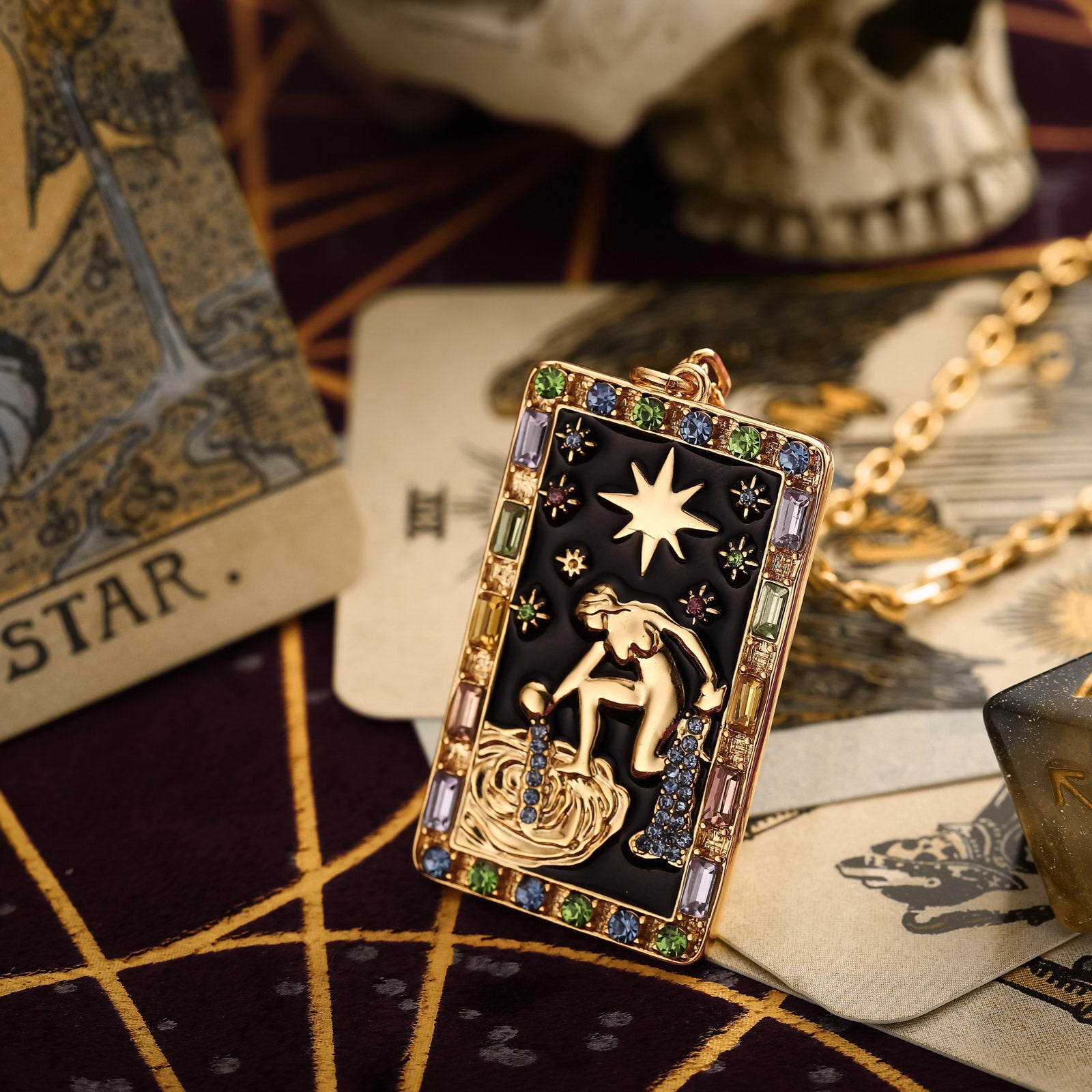 Colorful Tarot Cards Symbolic Necklaces – Vlessi