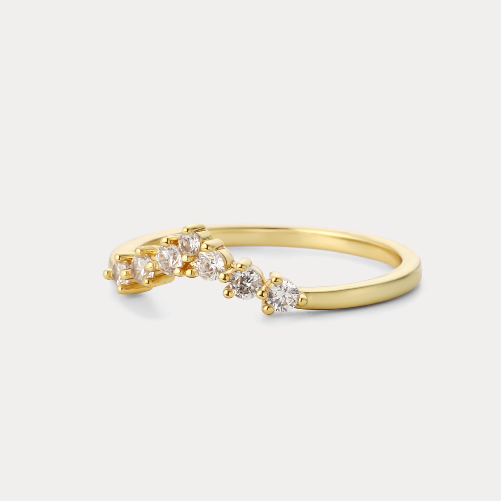 Selenichast Crown Diamond Ring