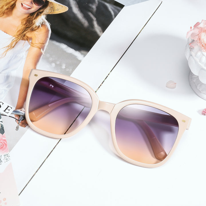 White Folding Affordable Sunglasses
