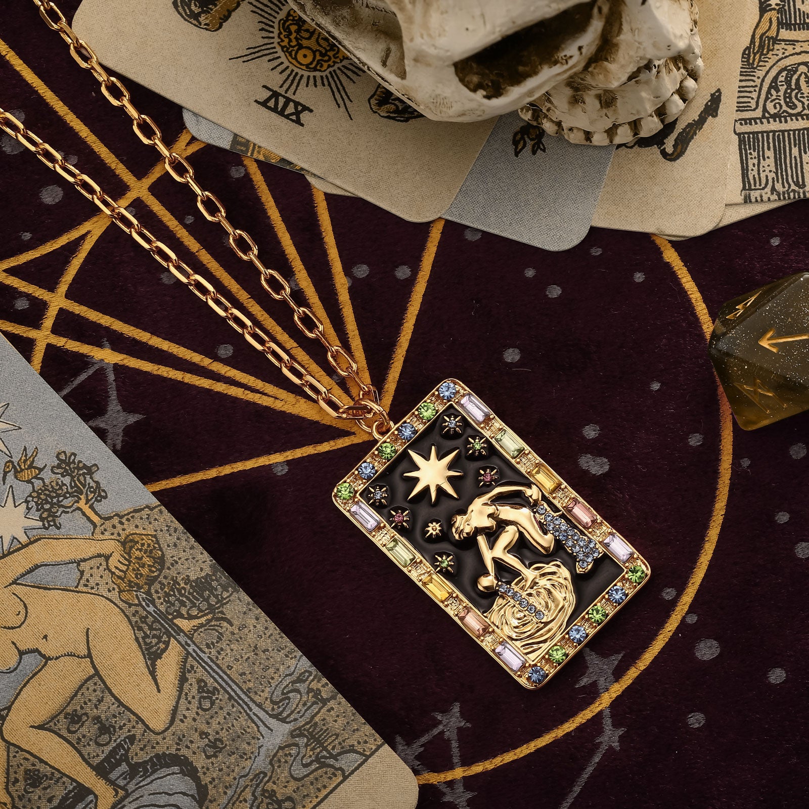 The Star Tarot Card Necklace