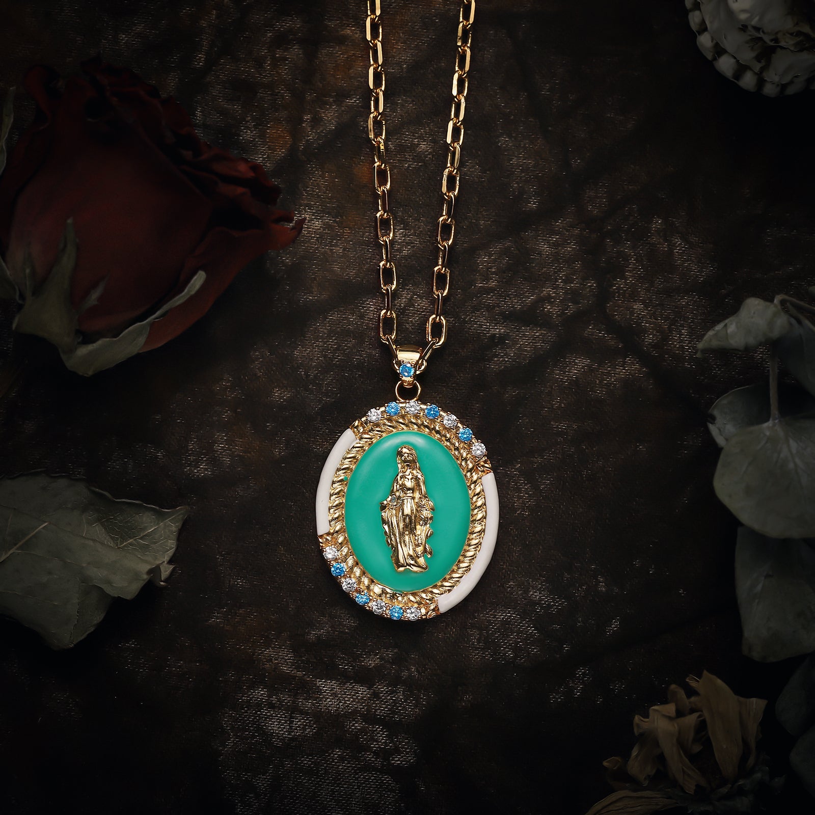 Grace Virgin Mother Mary Necklace