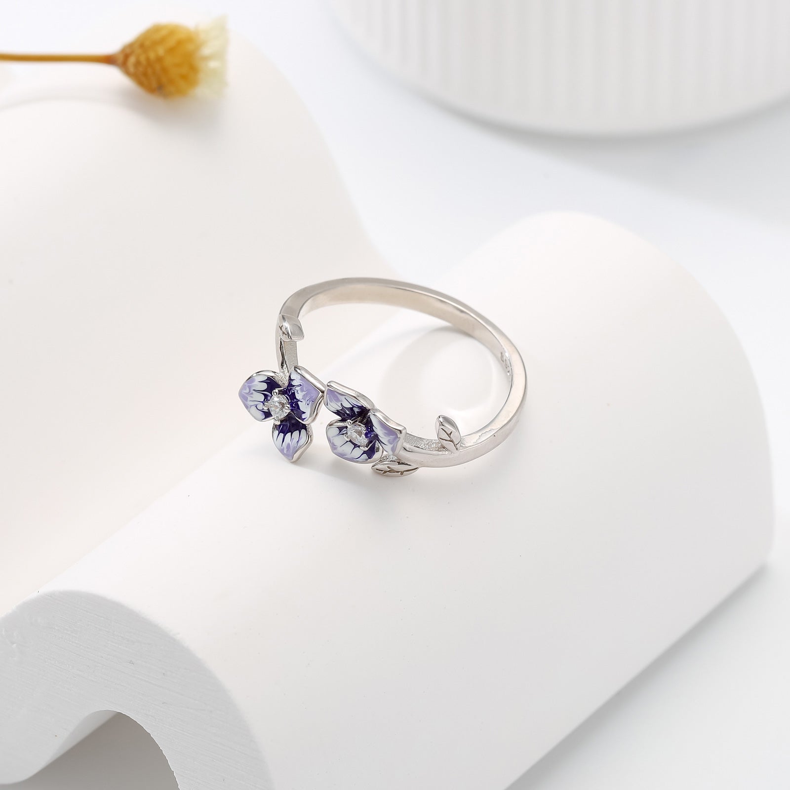 Pansy Open Ring