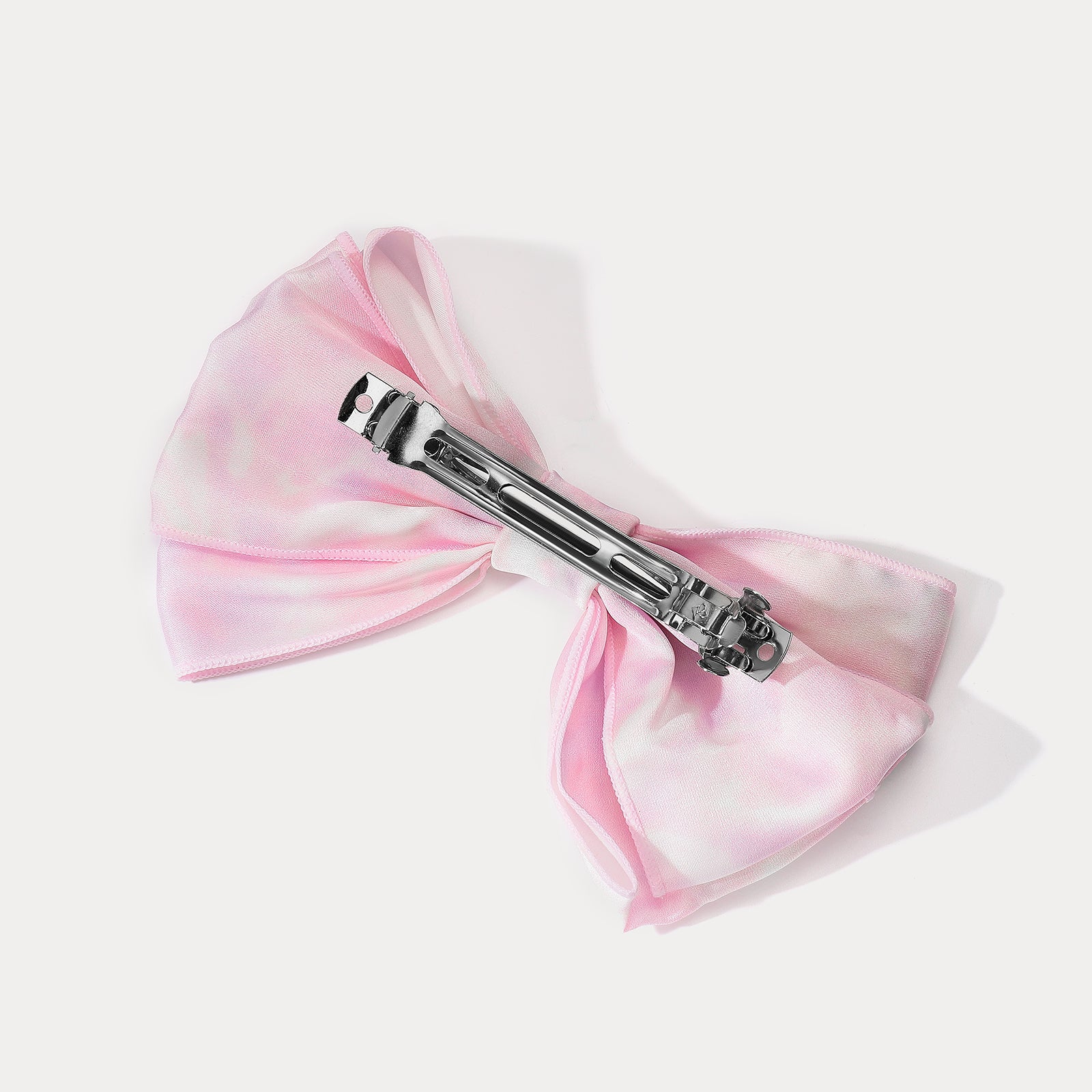 Tie Dye Pink Bow Chic Hair Clips
