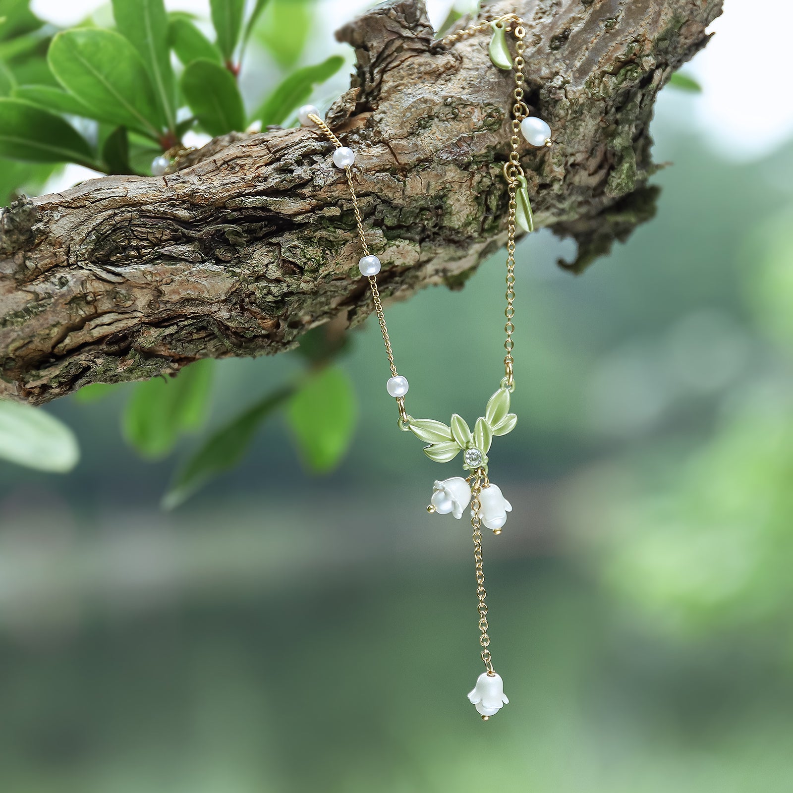 Lily Of The Valley Pearl Necklace