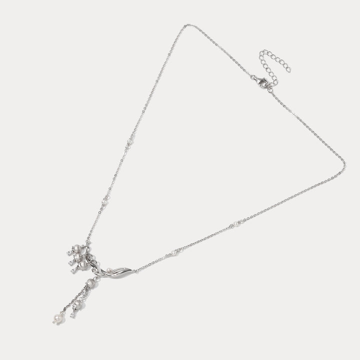Silver Lily Of The Valley Necklace