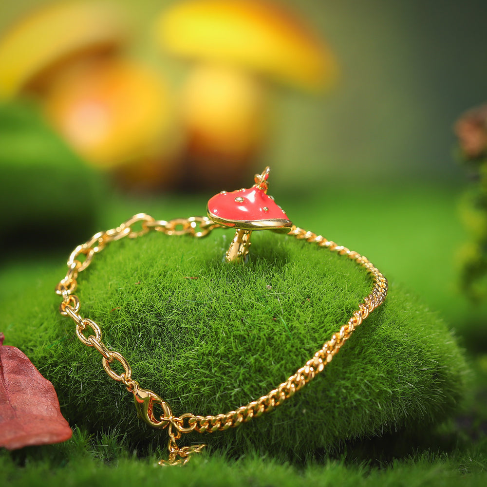 Red Mushroom Bracelet