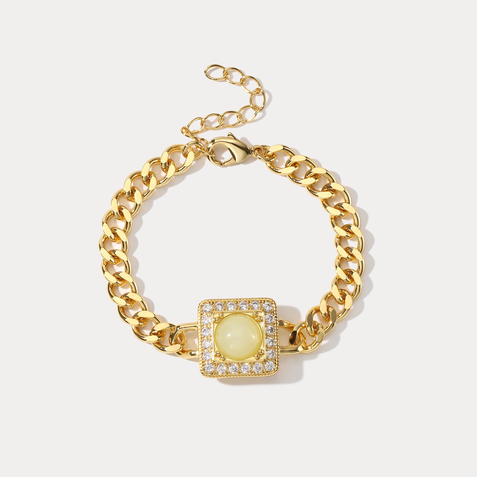 Selenichast Gemstone Chain Bracelet