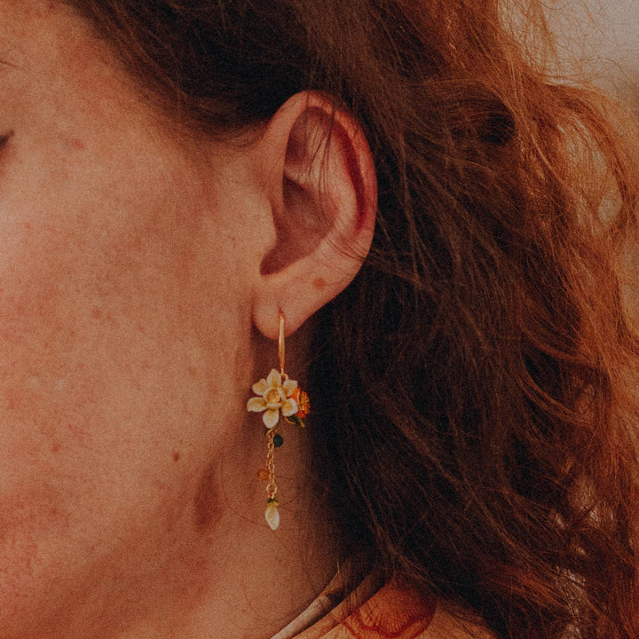 Selenichast Orange Blossom Earrings