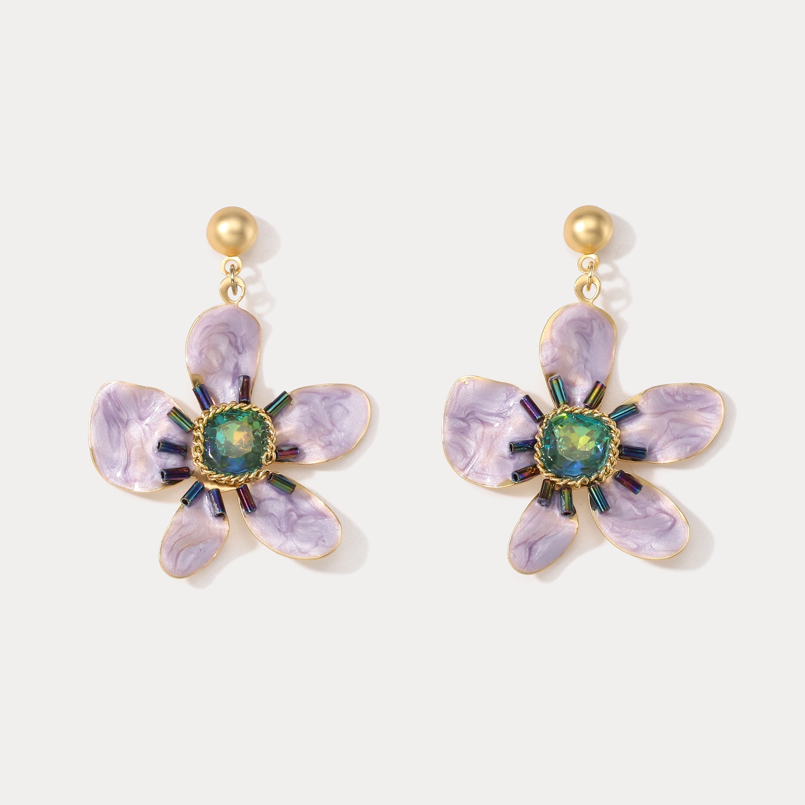 Selenichast Misty Lilac Earrings