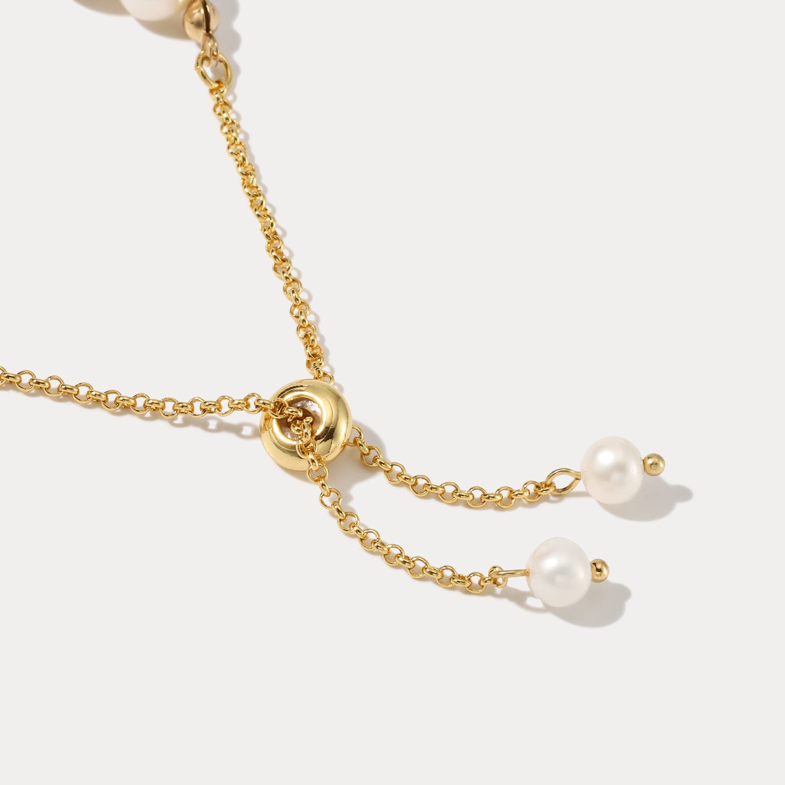 Baroque Pearl Chain Bracelet