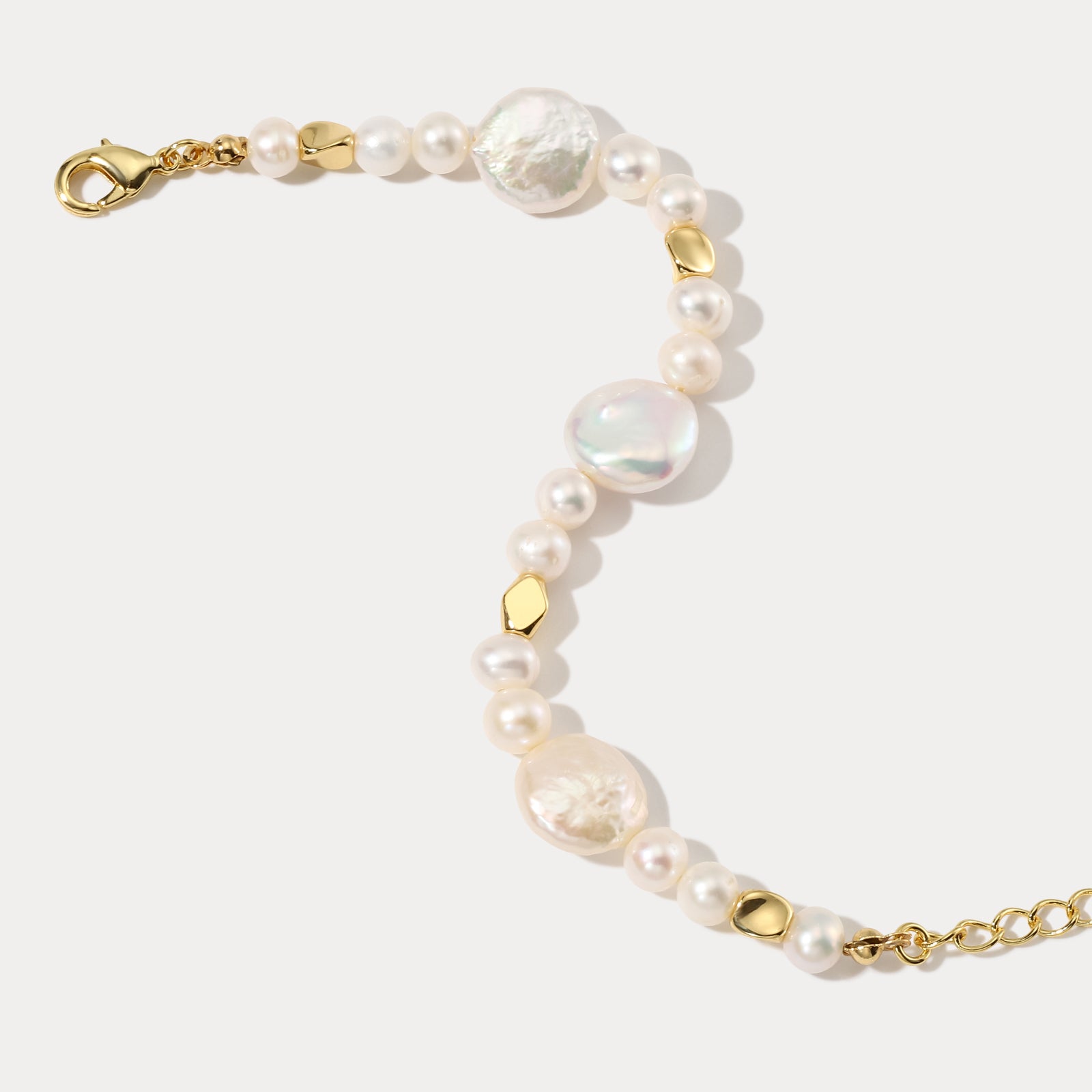 Baroque Pearl Gold Bracelet