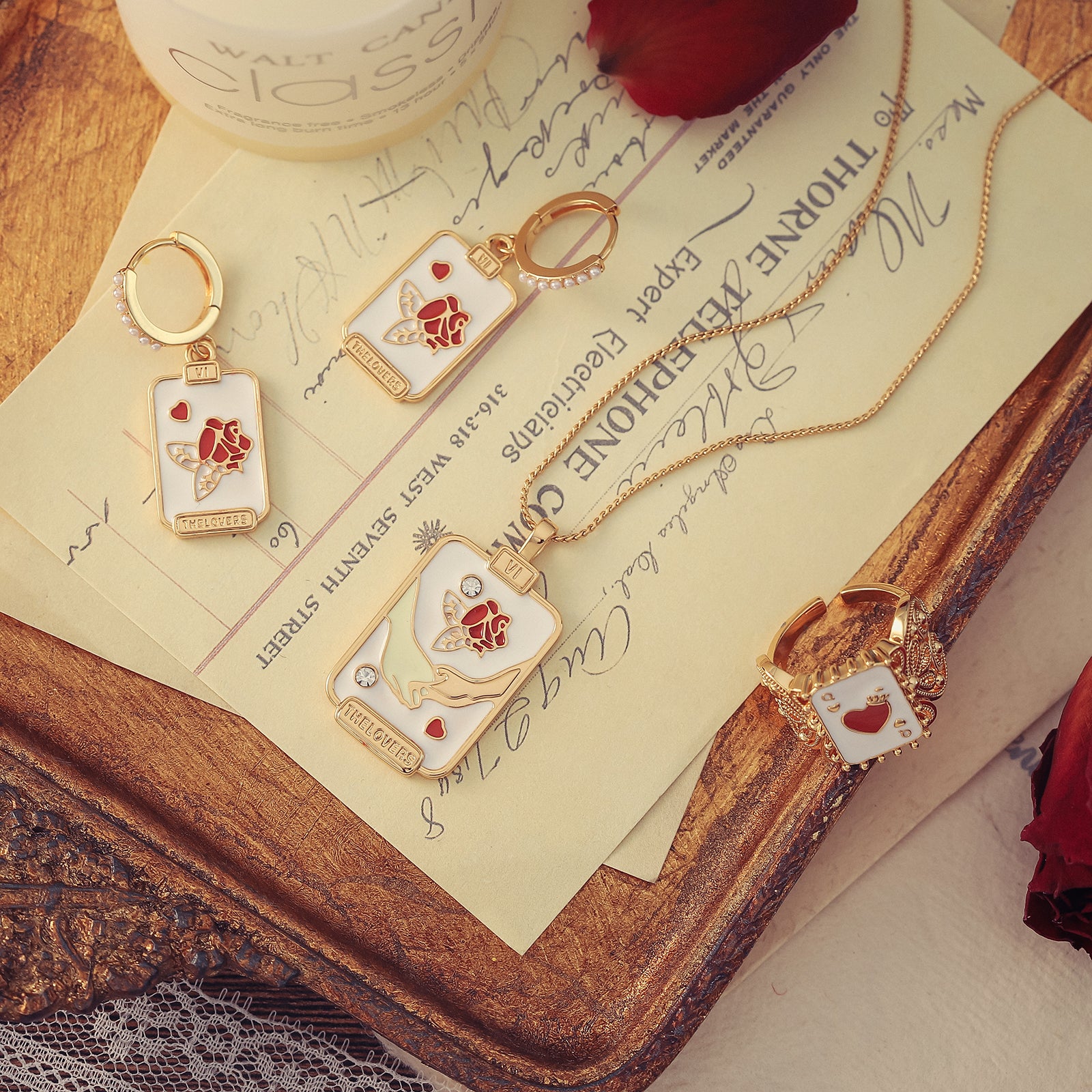 Lover Tarot Jewelry Set
