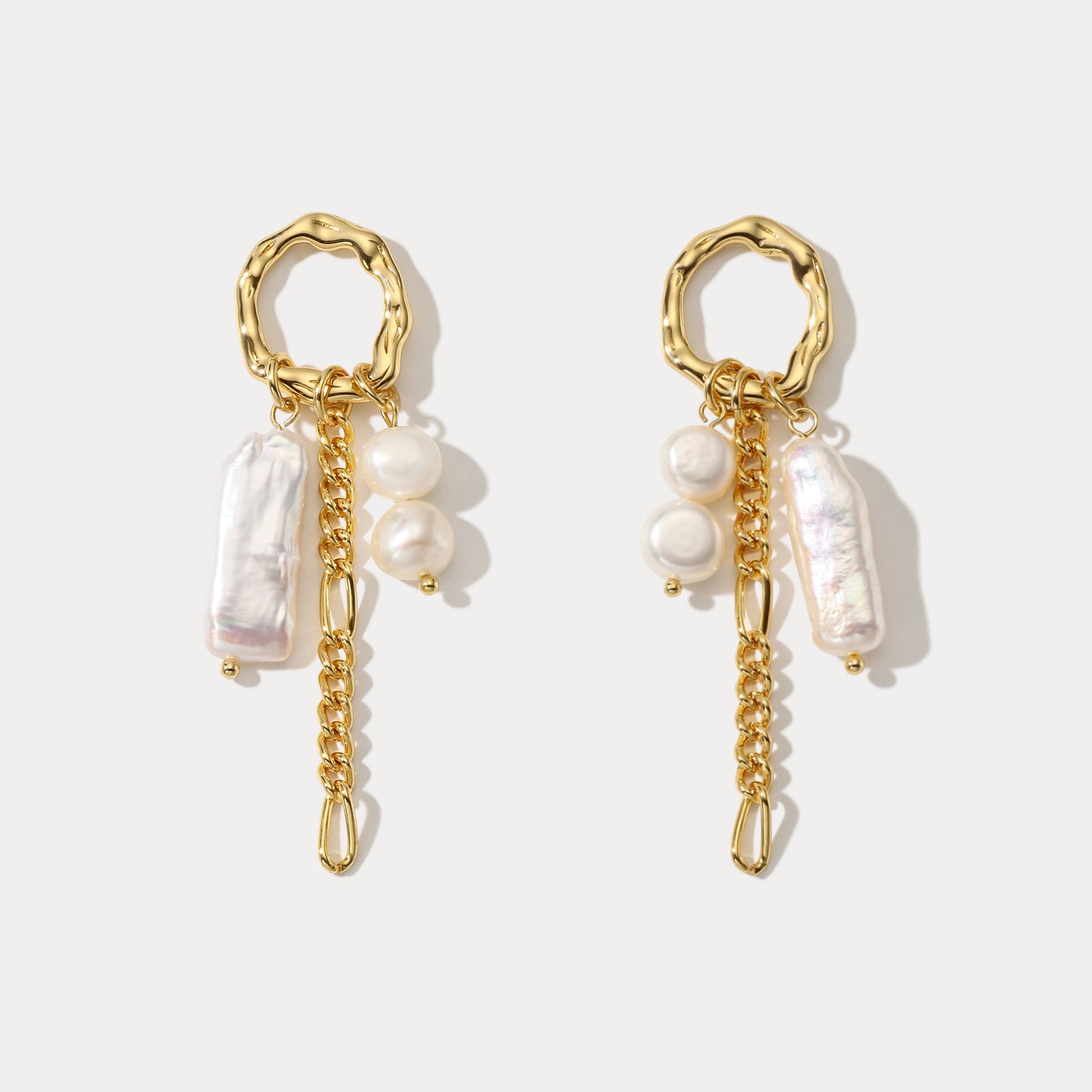 Selenichast Pearl Dangle Earrings
